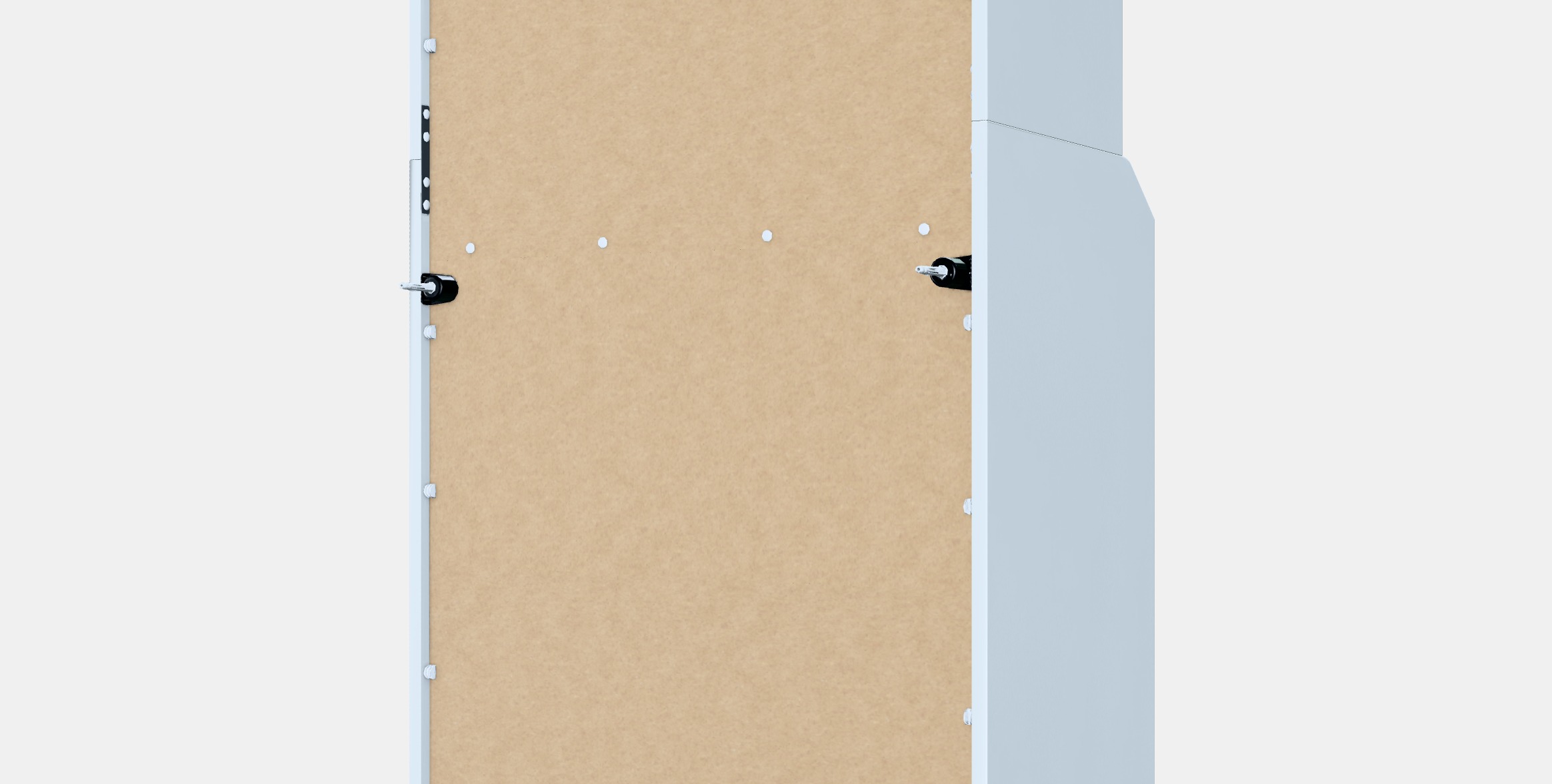 HAUGA Cabinet with 2 doors 1 Low-poly 3D model_8