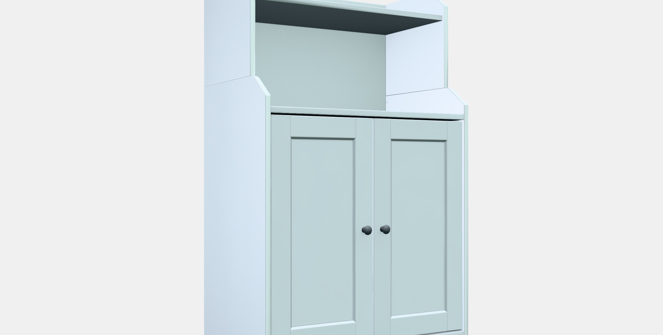 HAUGA Cabinet with 2 doors 1 Low-poly 3D model_10