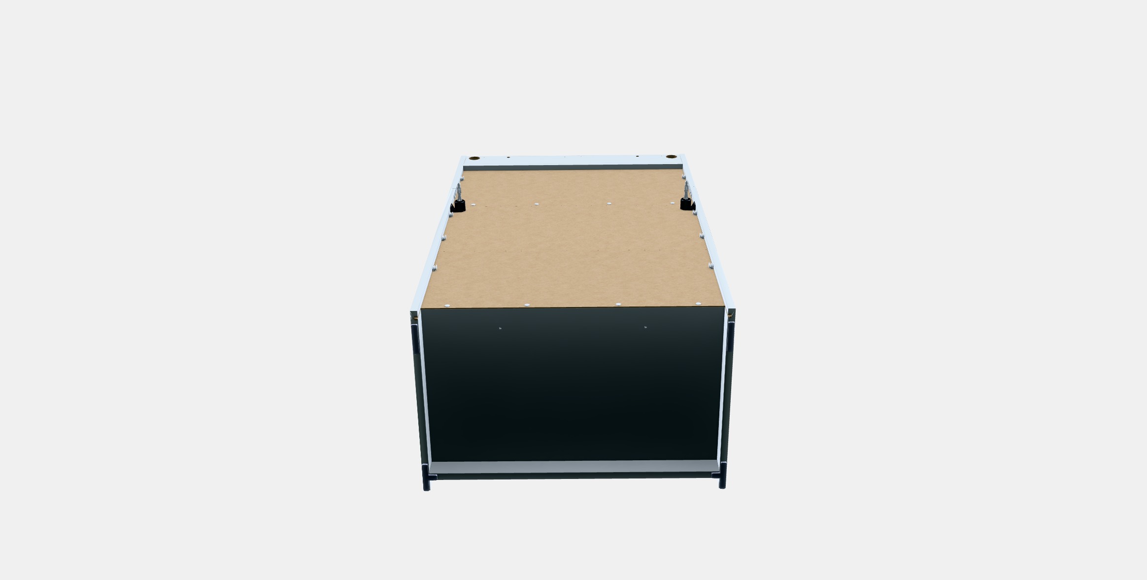 HAUGA Cabinet with 2 doors 1 Low-poly 3D model_4