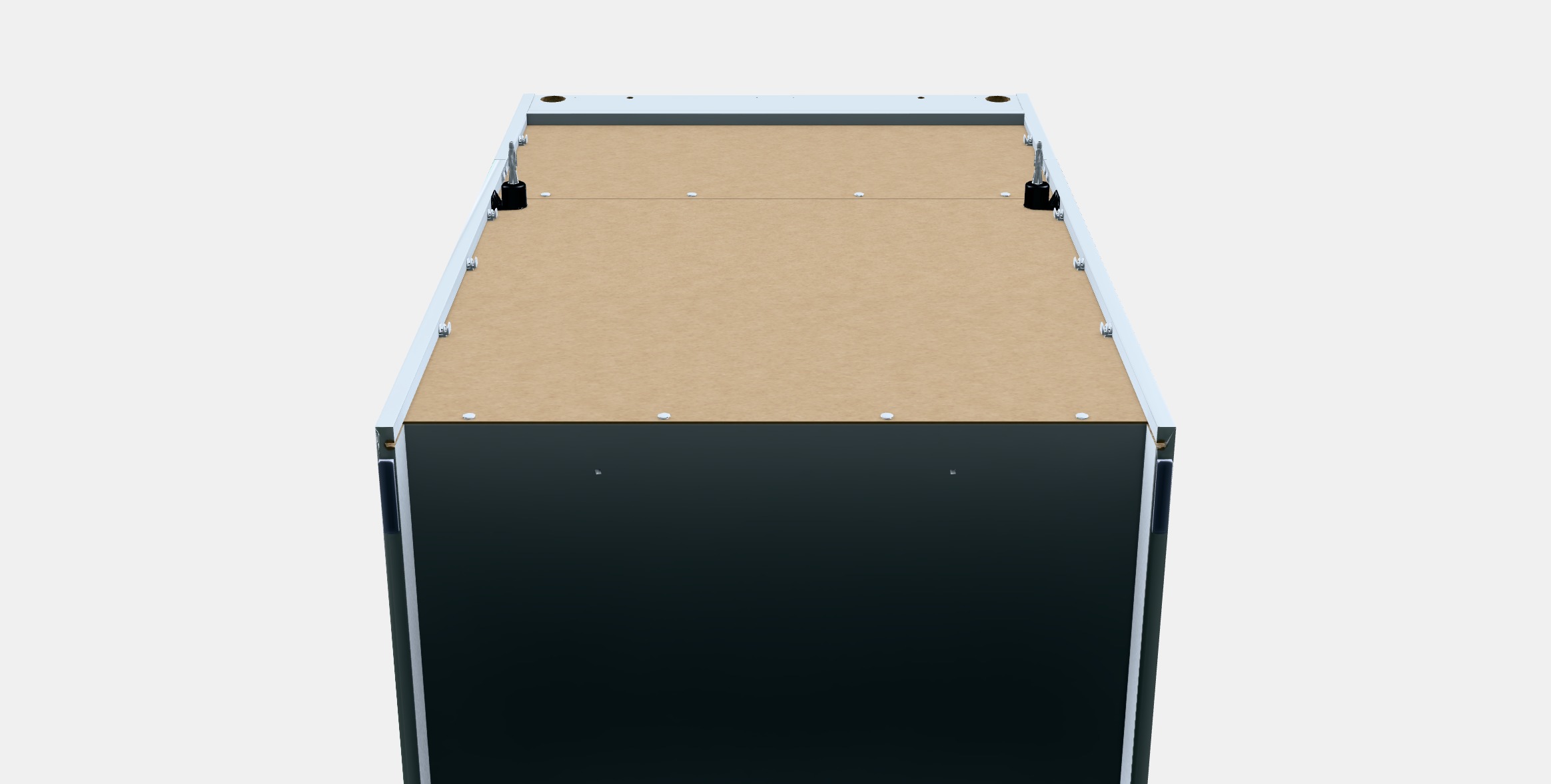 HAUGA Cabinet with 2 doors 1 Low-poly 3D model_7