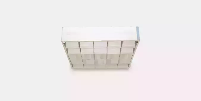 KALLAX Shelving unit with 10 inserts Low-poly 3D model