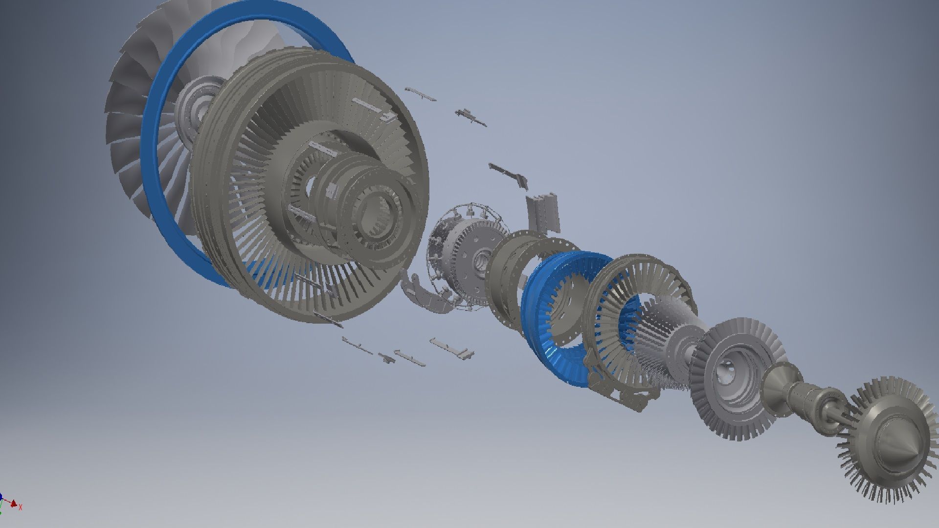 jet engine asm 3d model 3D model_9
