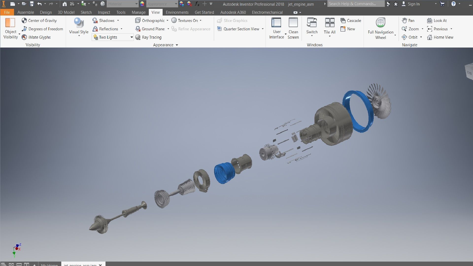 jet engine asm 3d model 3D model_7