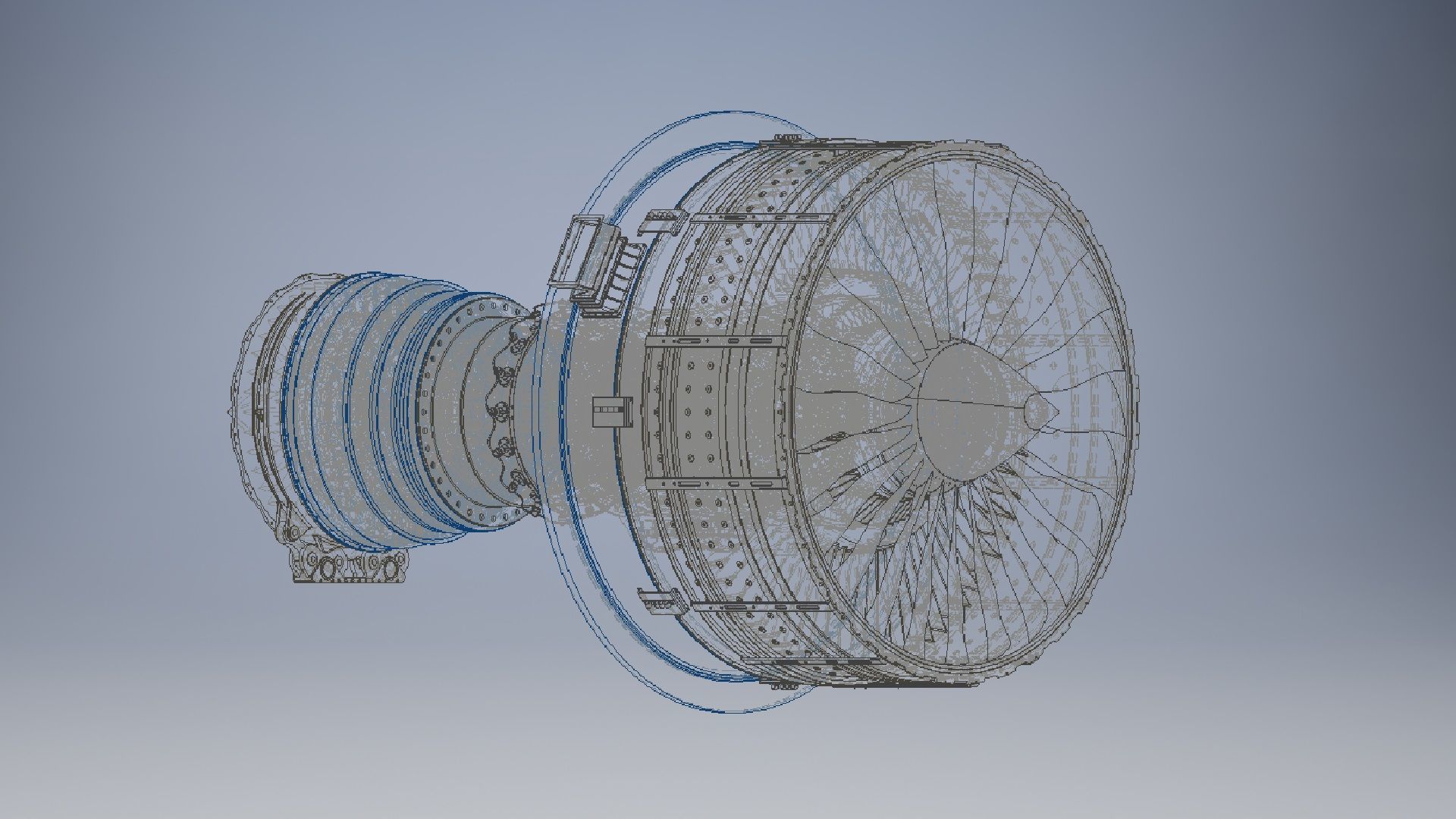 jet engine asm 3d model 3D model_6