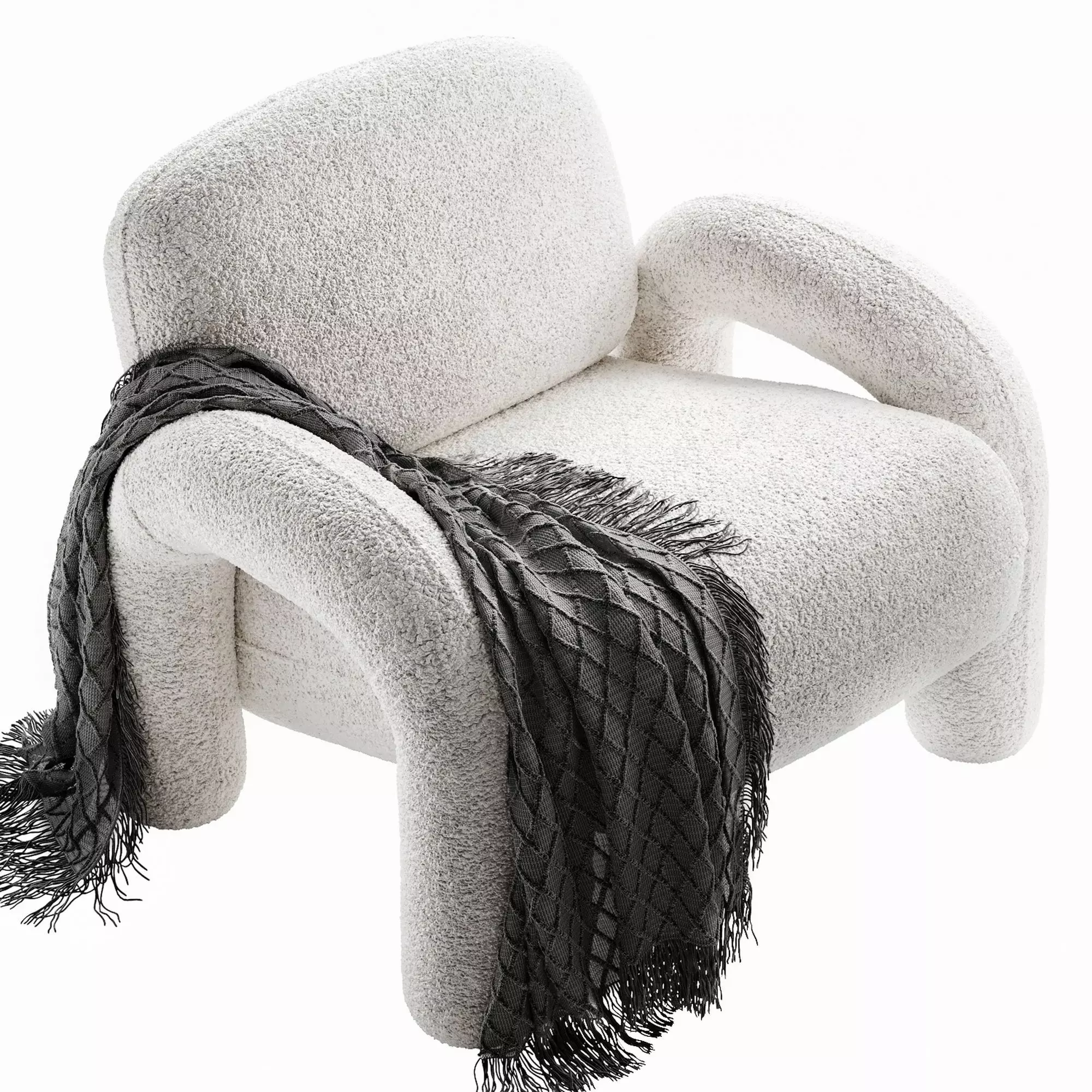 Armchair Bubo 3D model_0