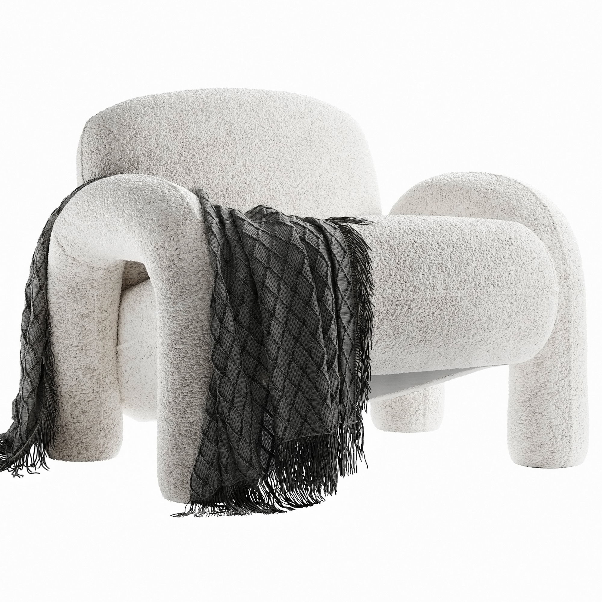 Armchair Bubo 3D model_1