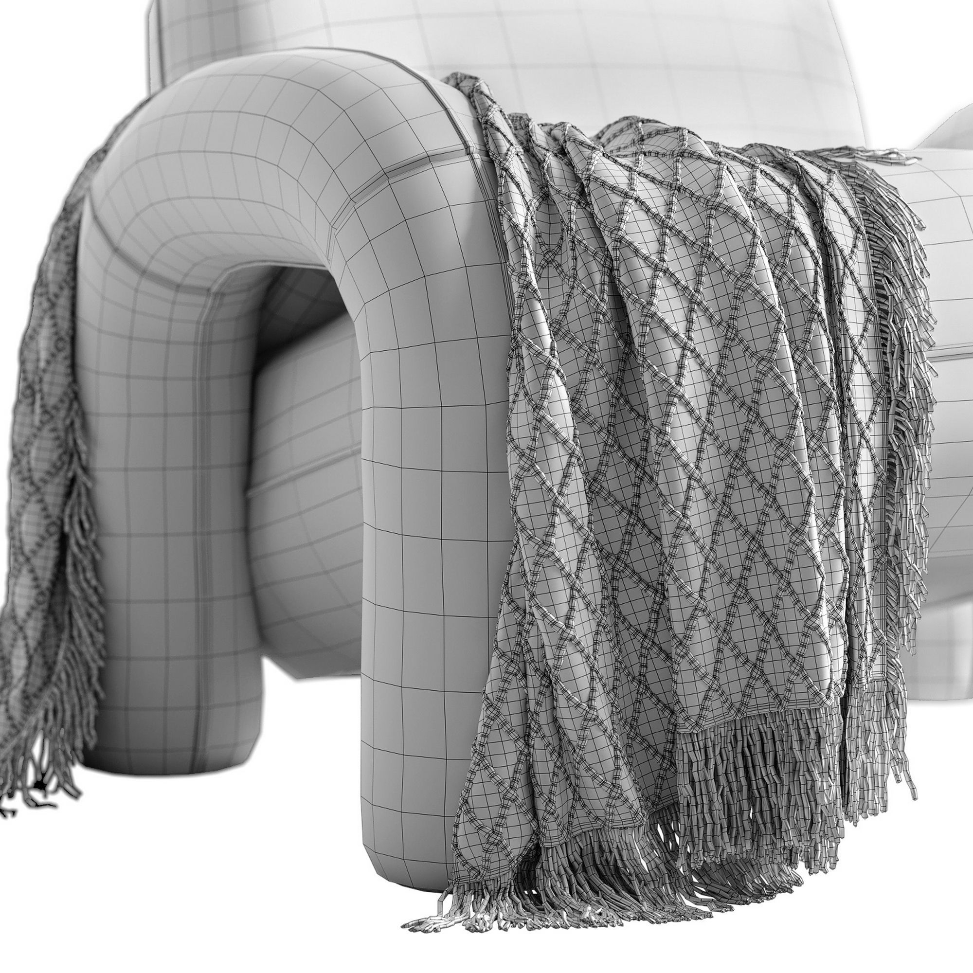 Armchair Bubo 3D model_5