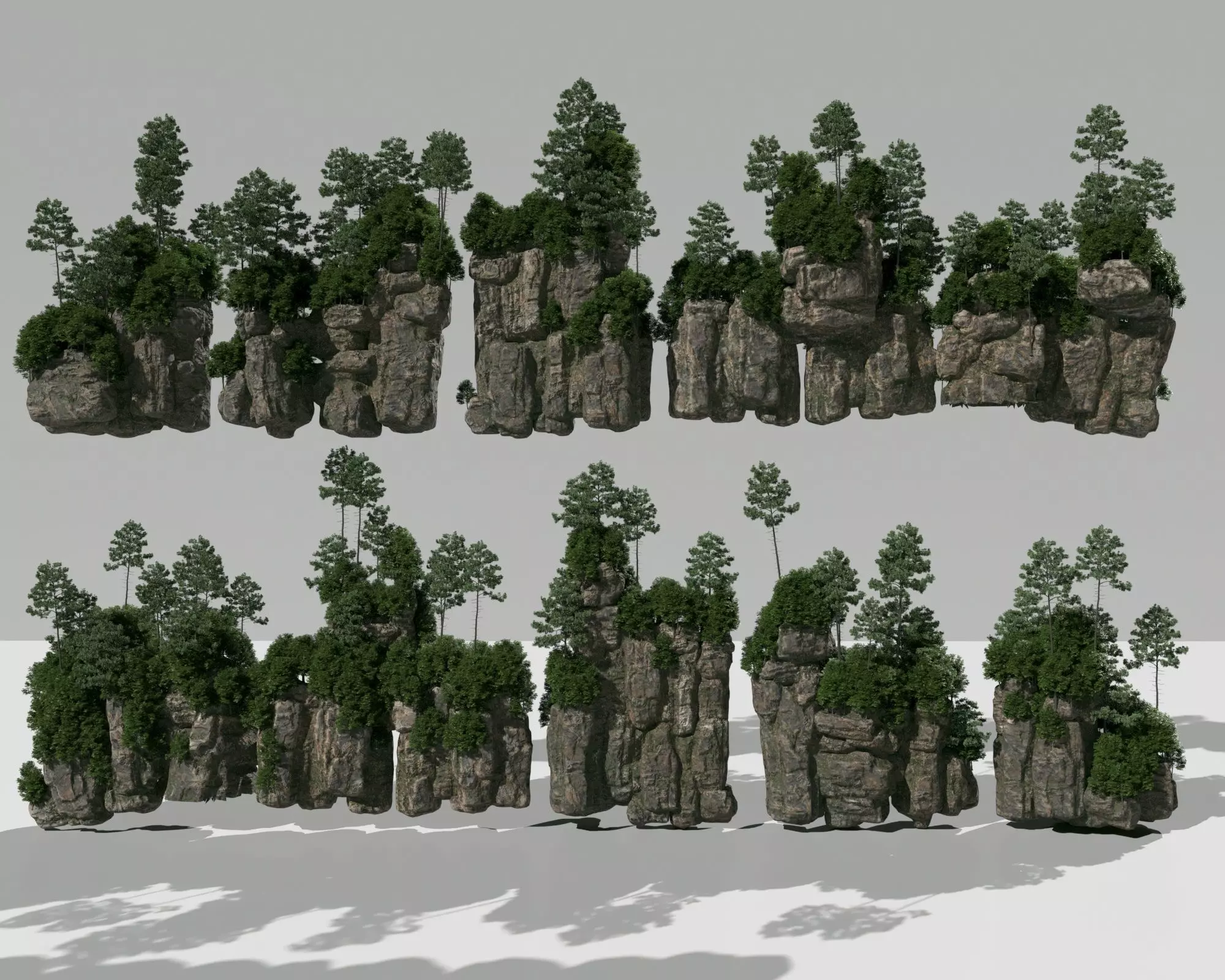 4 Tianzi Mountain Assets-4 3D model