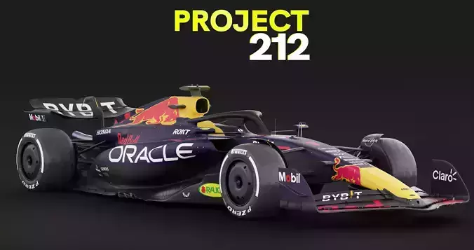 F1 Red Bull RB19 3D model