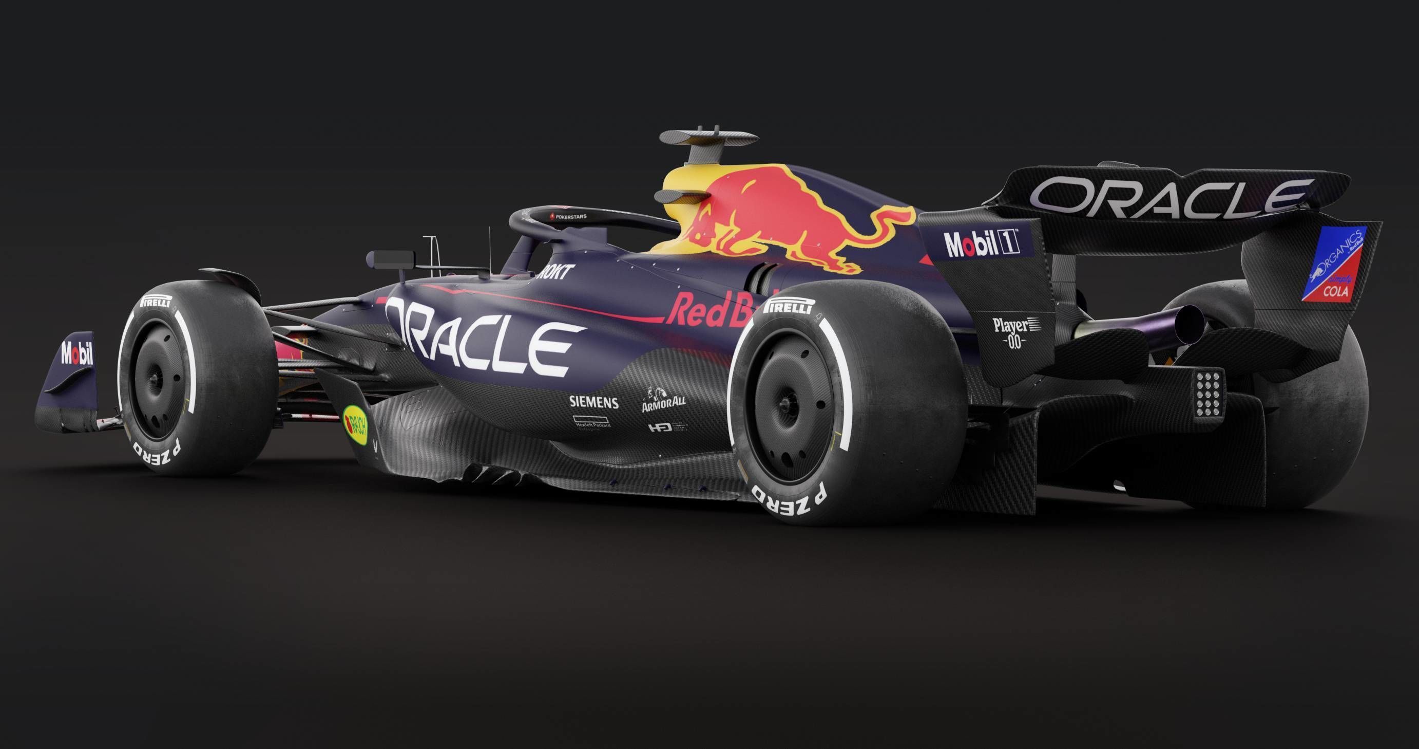 F1 Red Bull RB19 3D model_5