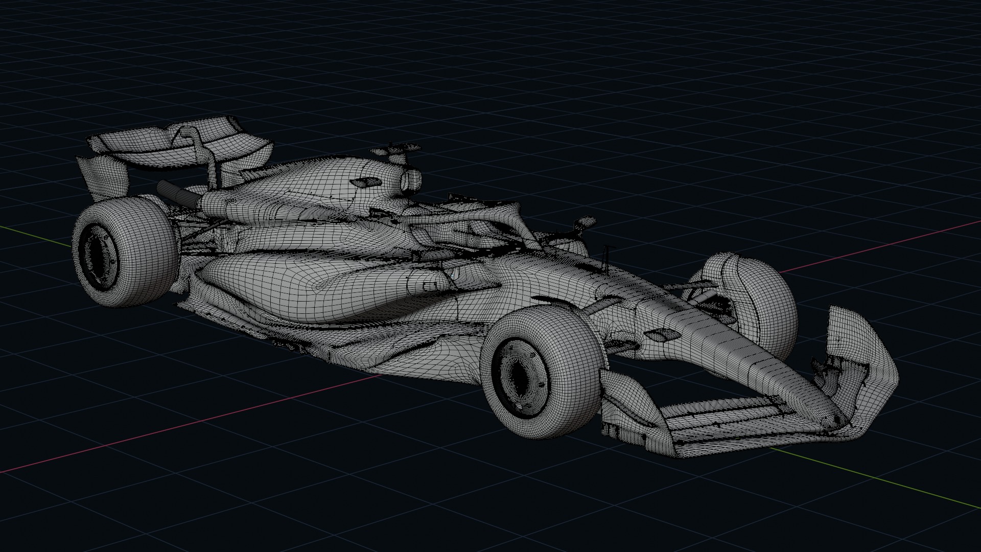 F1 Red Bull RB19 3D model_8