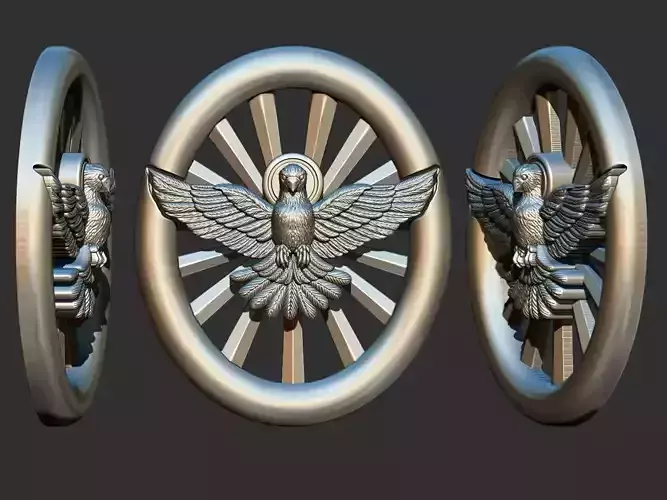 Holy Spirit with Rays - Espirito Santo  3D print model
