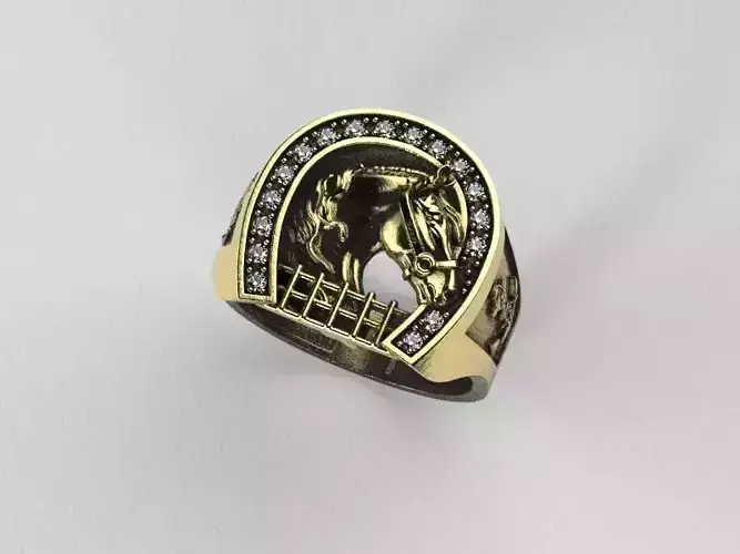 Horseshoe Ring - Anillo Herradura caballo 3D print model