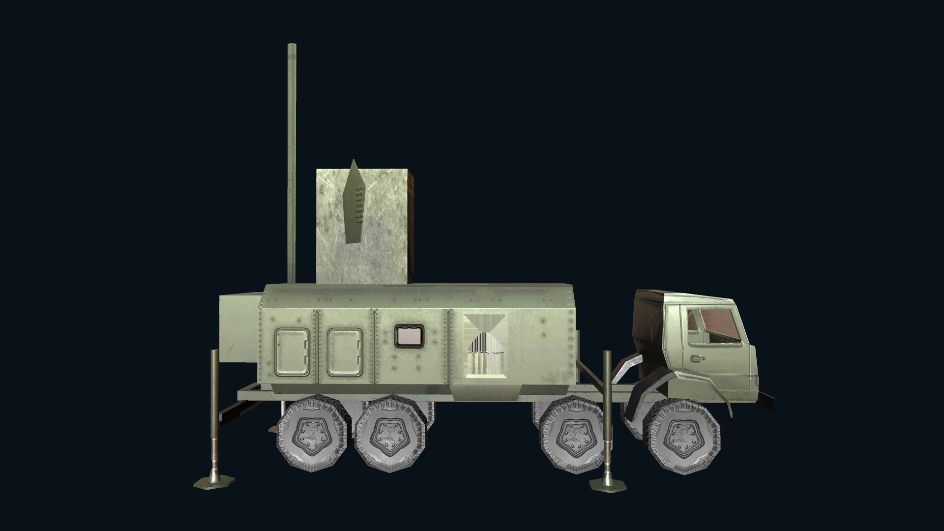 Asset - Army - Krasukha 4 EW System - 01 3D Model Realistic Low-poly 3D model_49