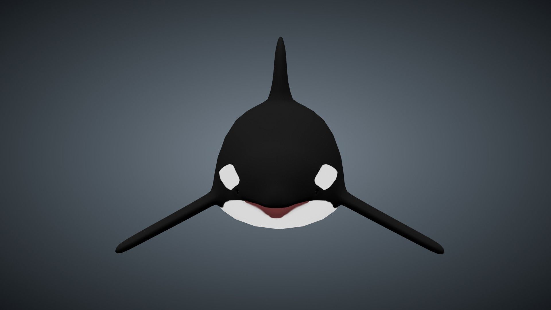 Killer Whale Orca - Rigged Free low-poly 3D model_3