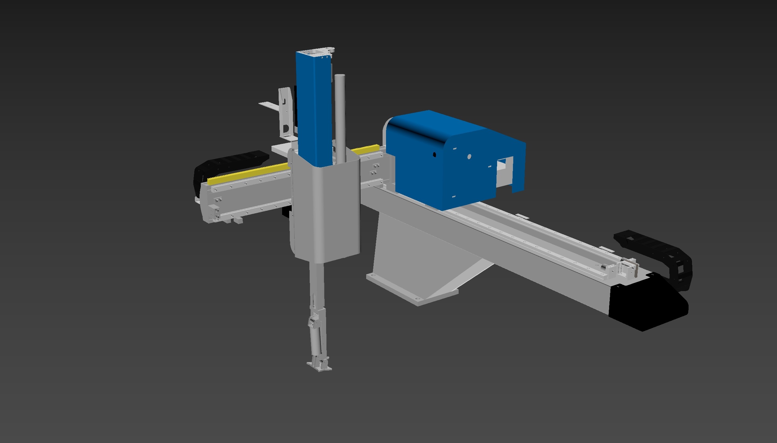 Injection molding manipulator 3D model_18