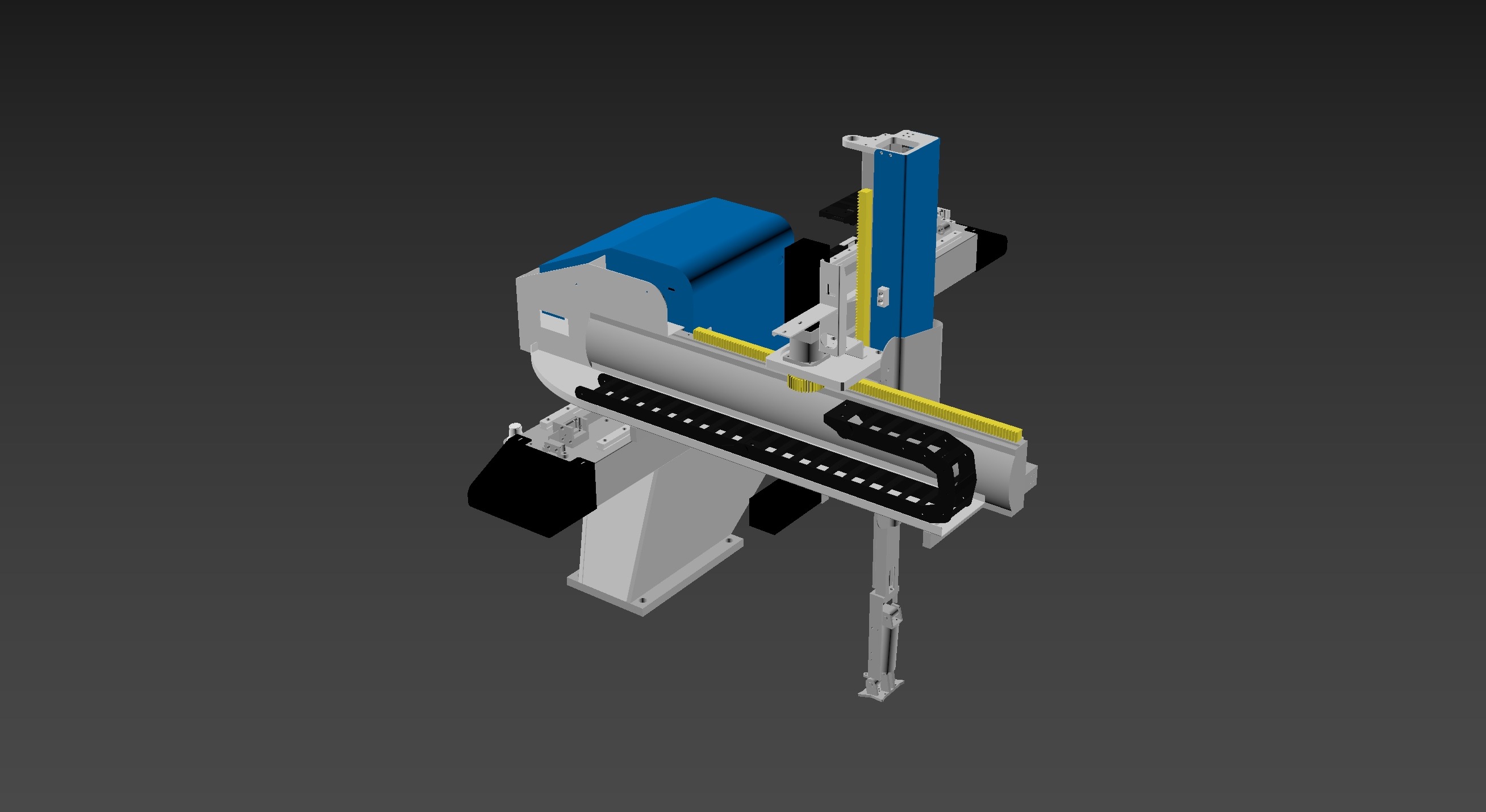 Injection molding manipulator 3D model_19