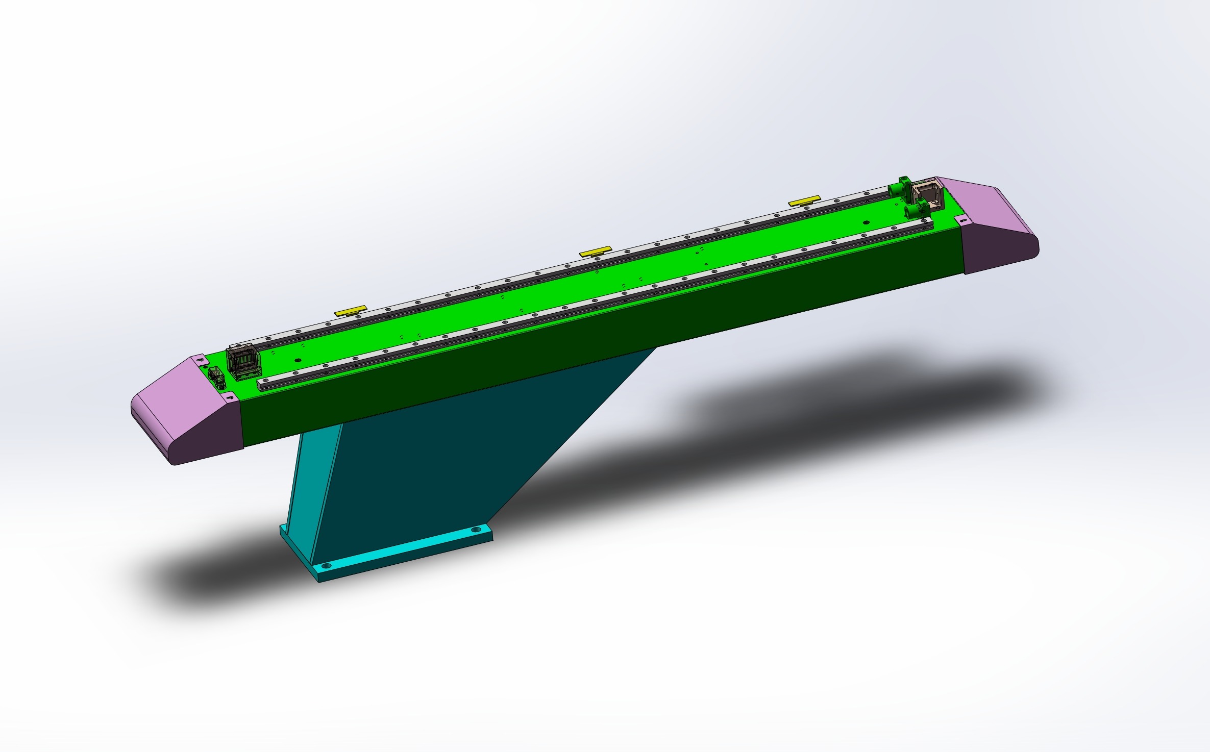 Injection molding manipulator 3D model_14