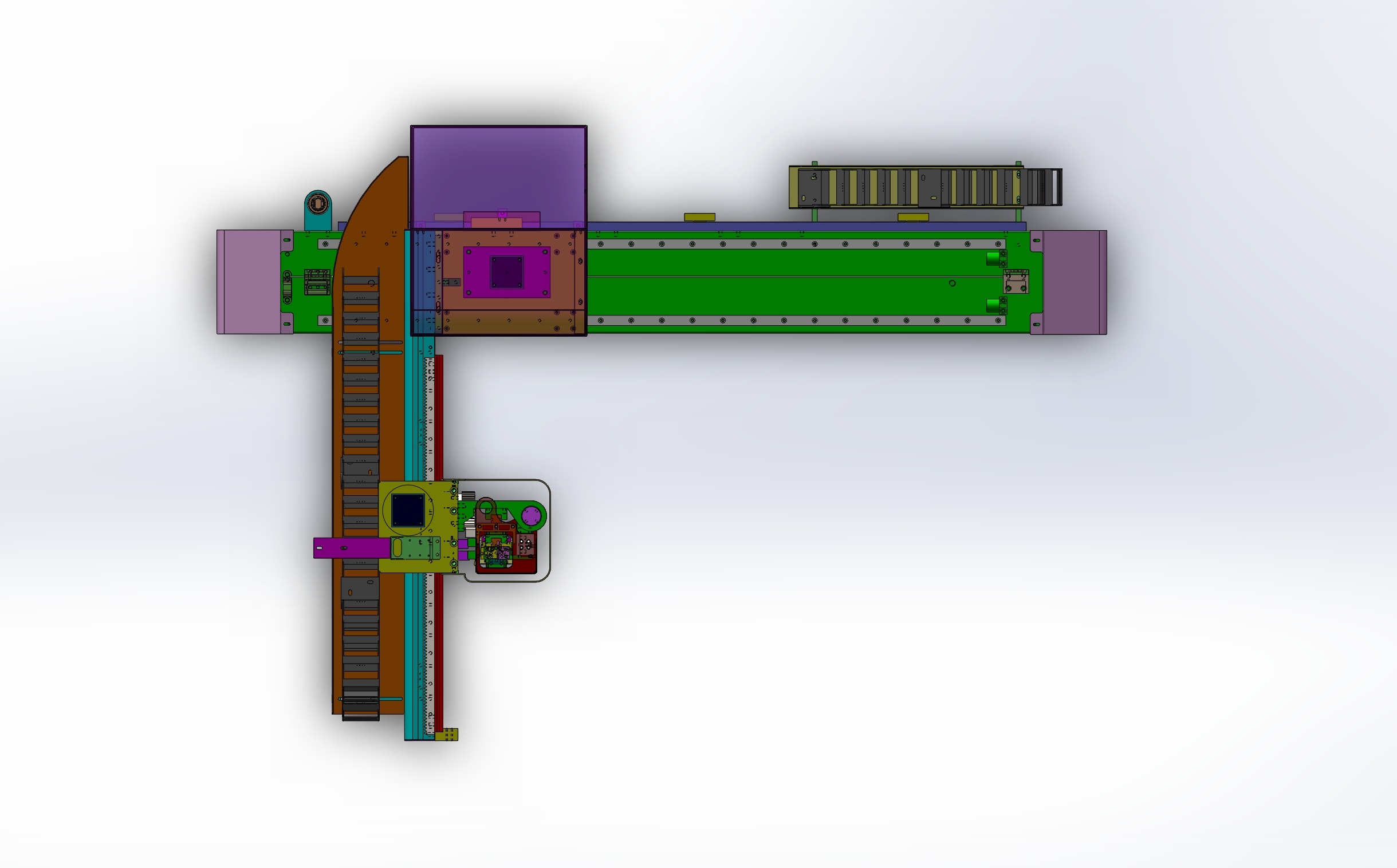 Injection molding manipulator 3D model_13