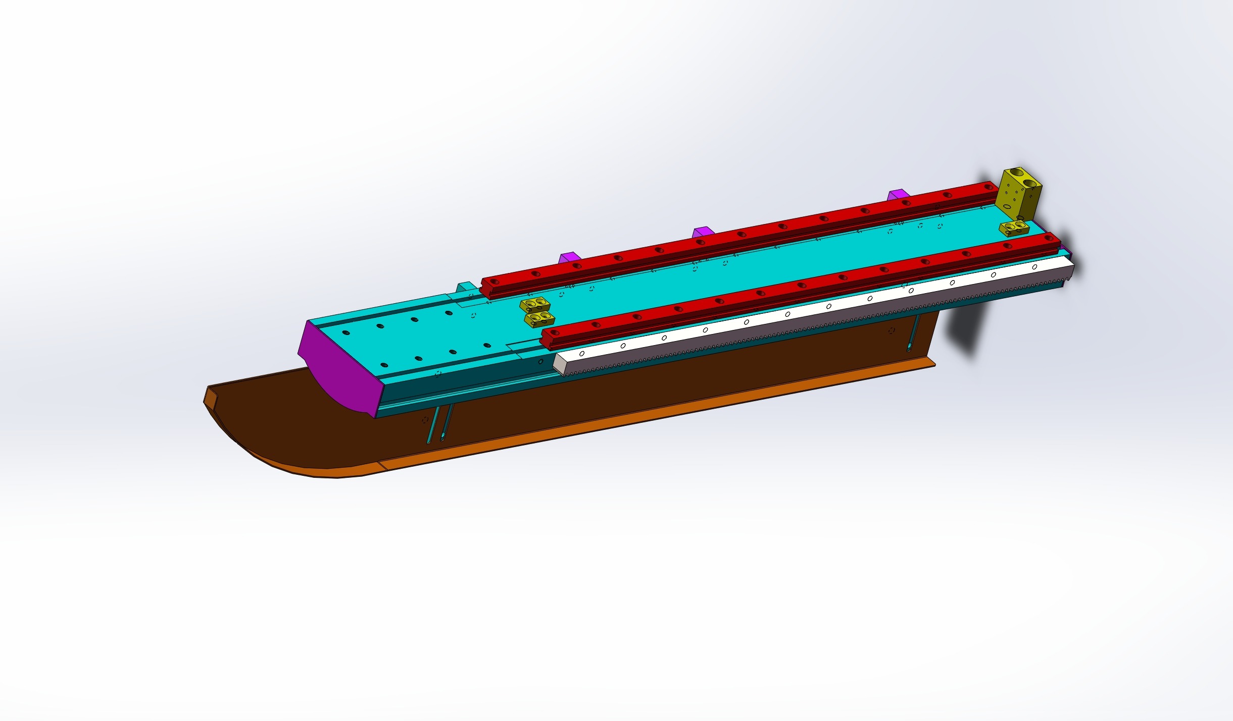 Injection molding manipulator 3D model_17