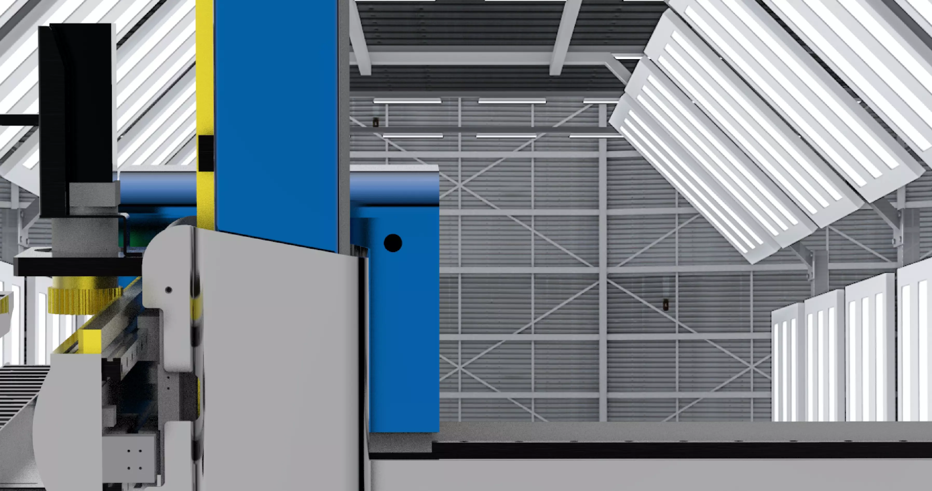 Injection molding manipulator 3D model_0