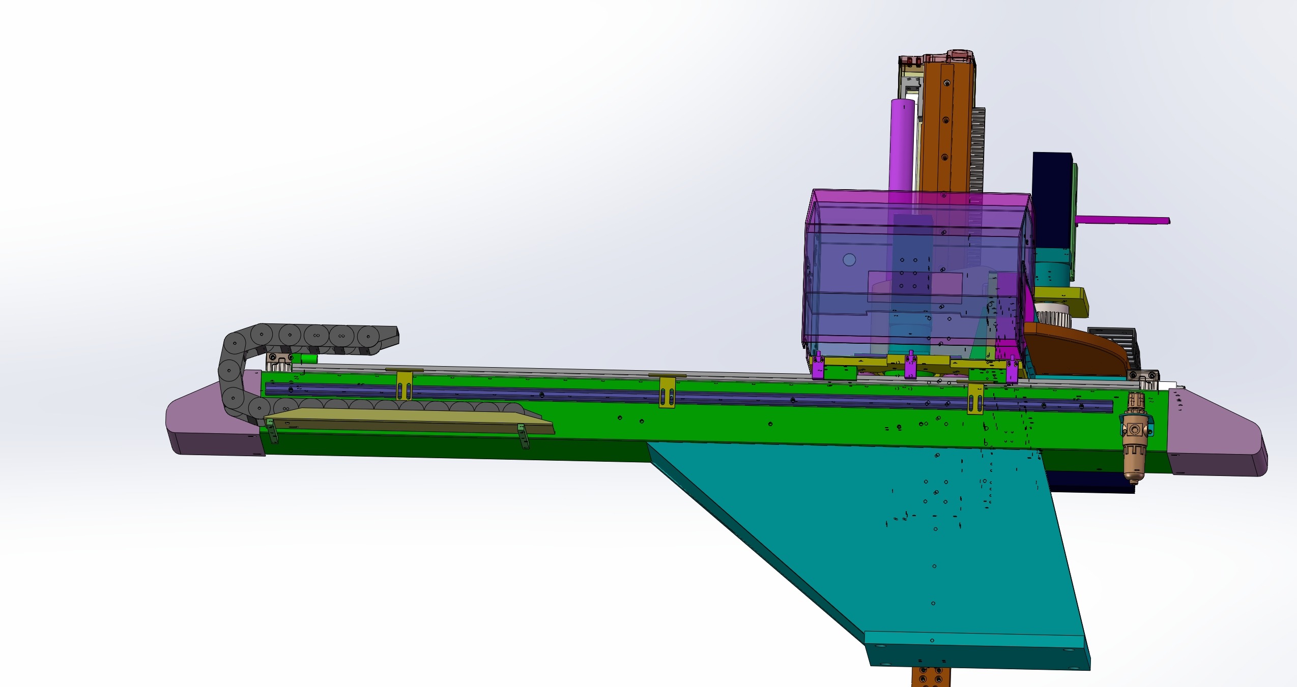 Injection molding manipulator 3D model_15