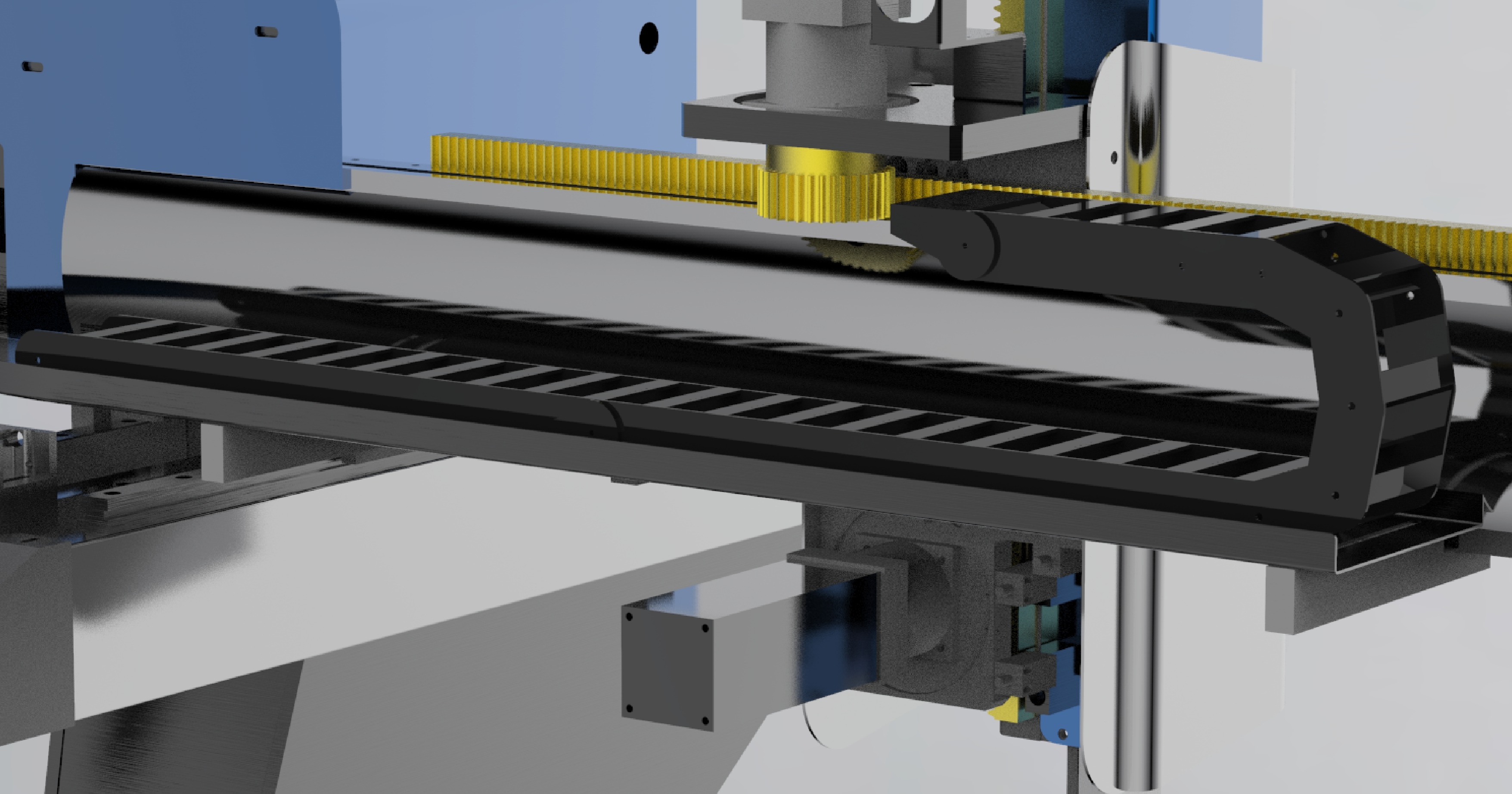 Injection molding manipulator 3D model_1