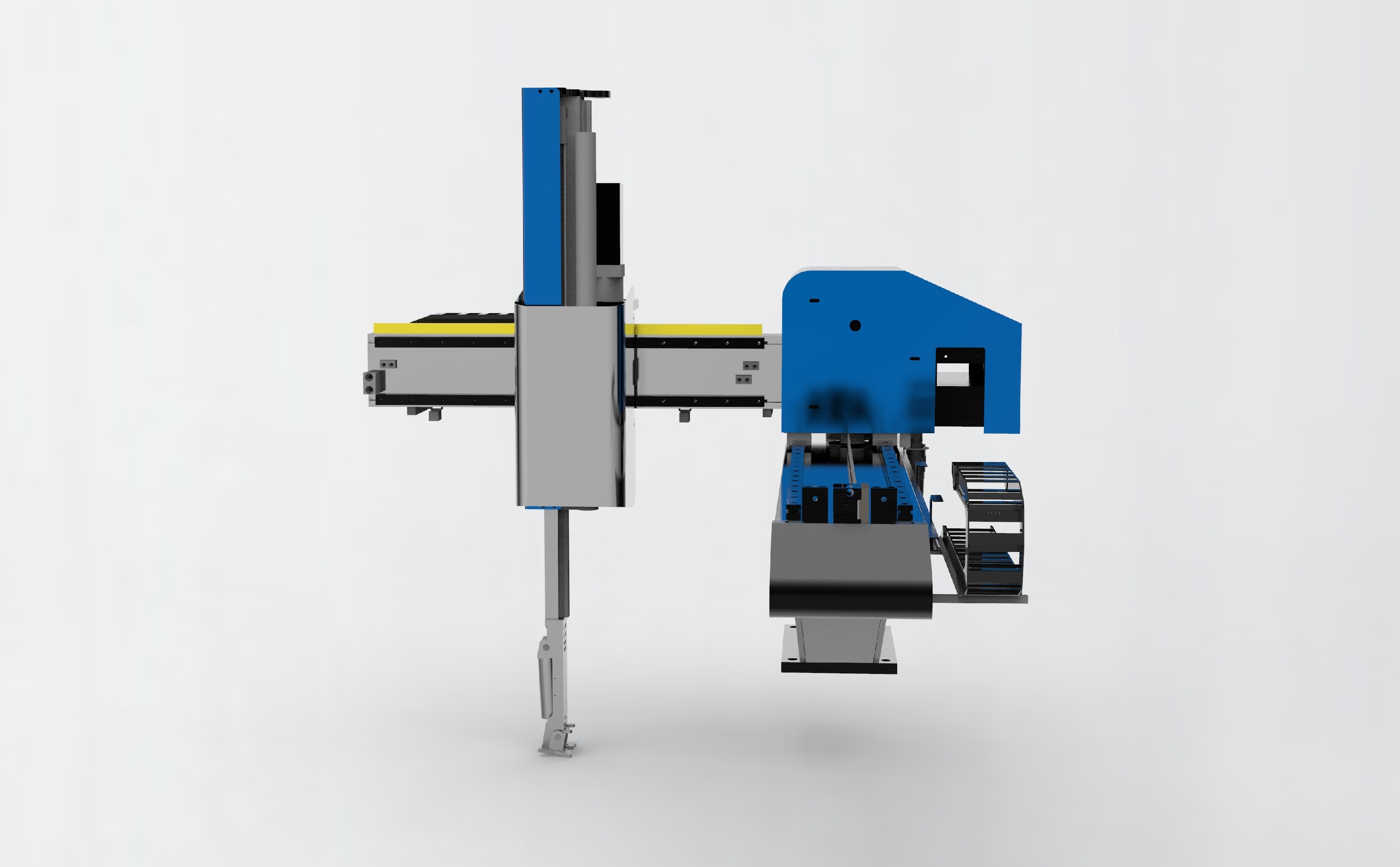 Injection molding manipulator 3D model_5