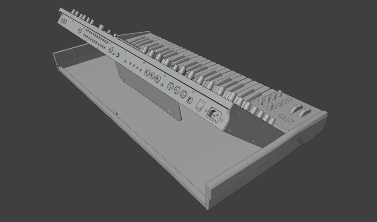 Arturia MatrixBrute Noir 3D model_14