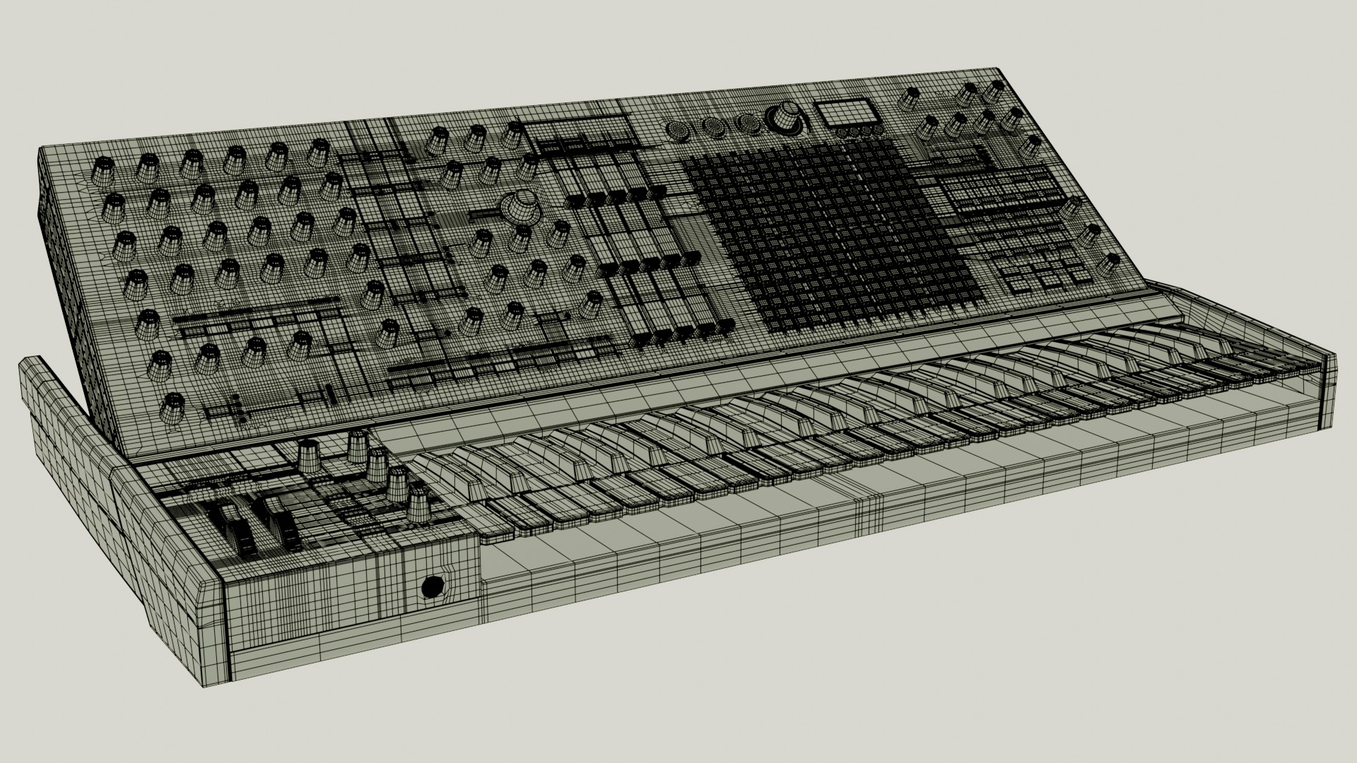 Arturia MatrixBrute Noir 3D model_15