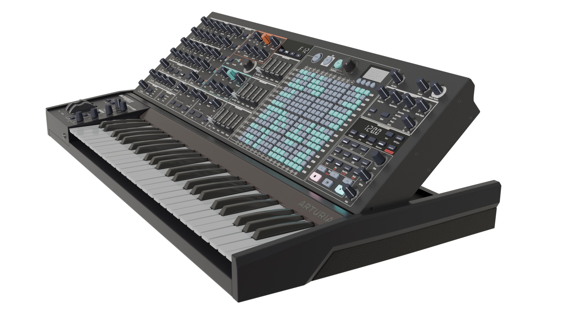 Arturia MatrixBrute Noir 3D model_2