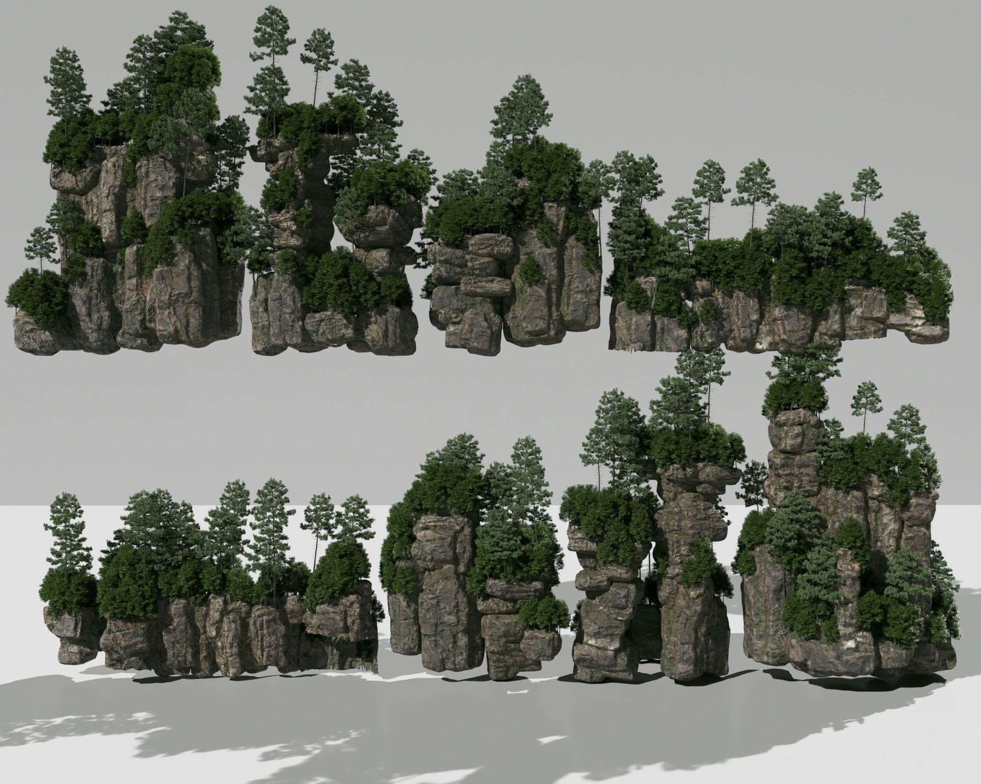4 Tianzi Mountain Assets3 3D model_1