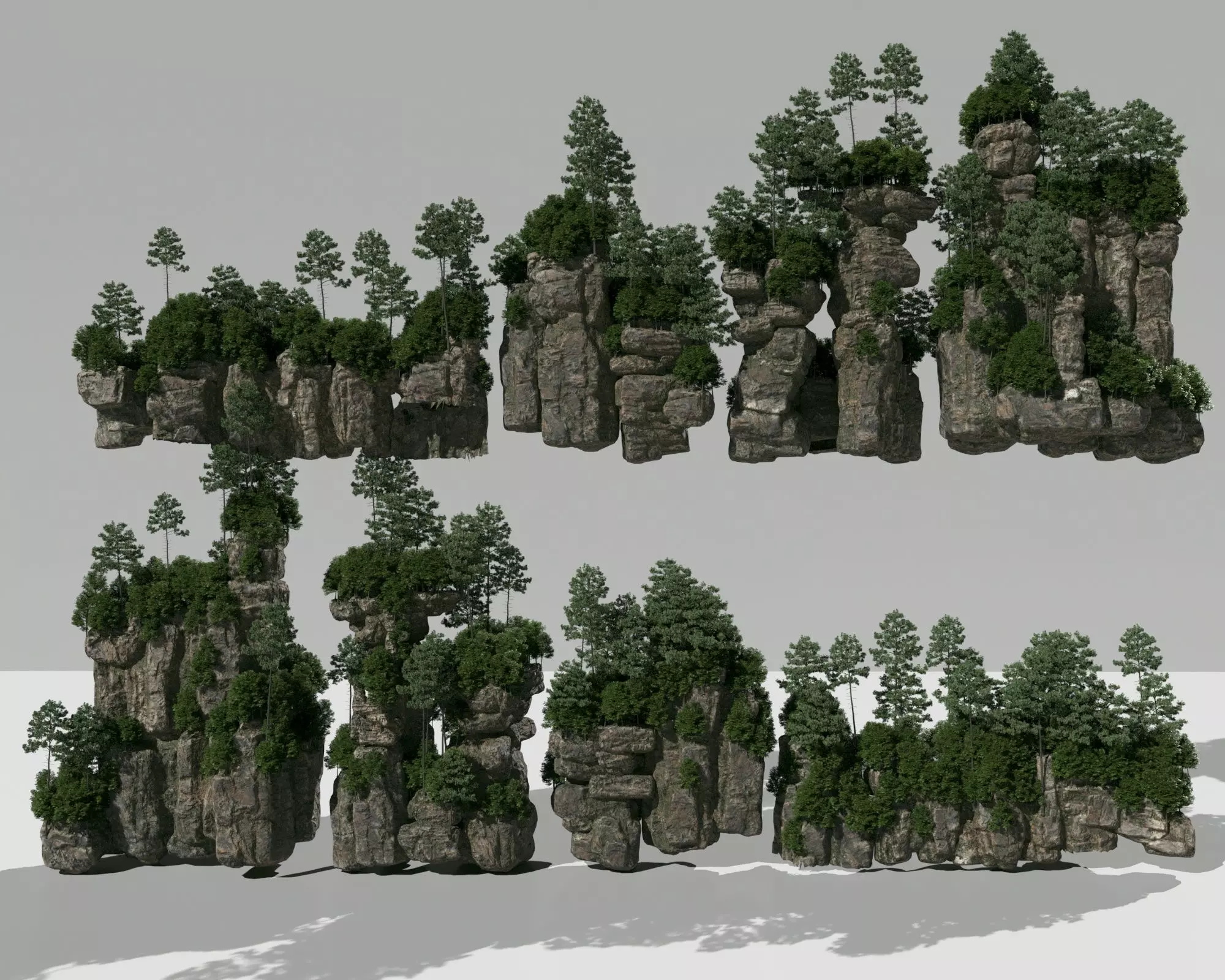 4 Tianzi Mountain Assets3 3D model_0