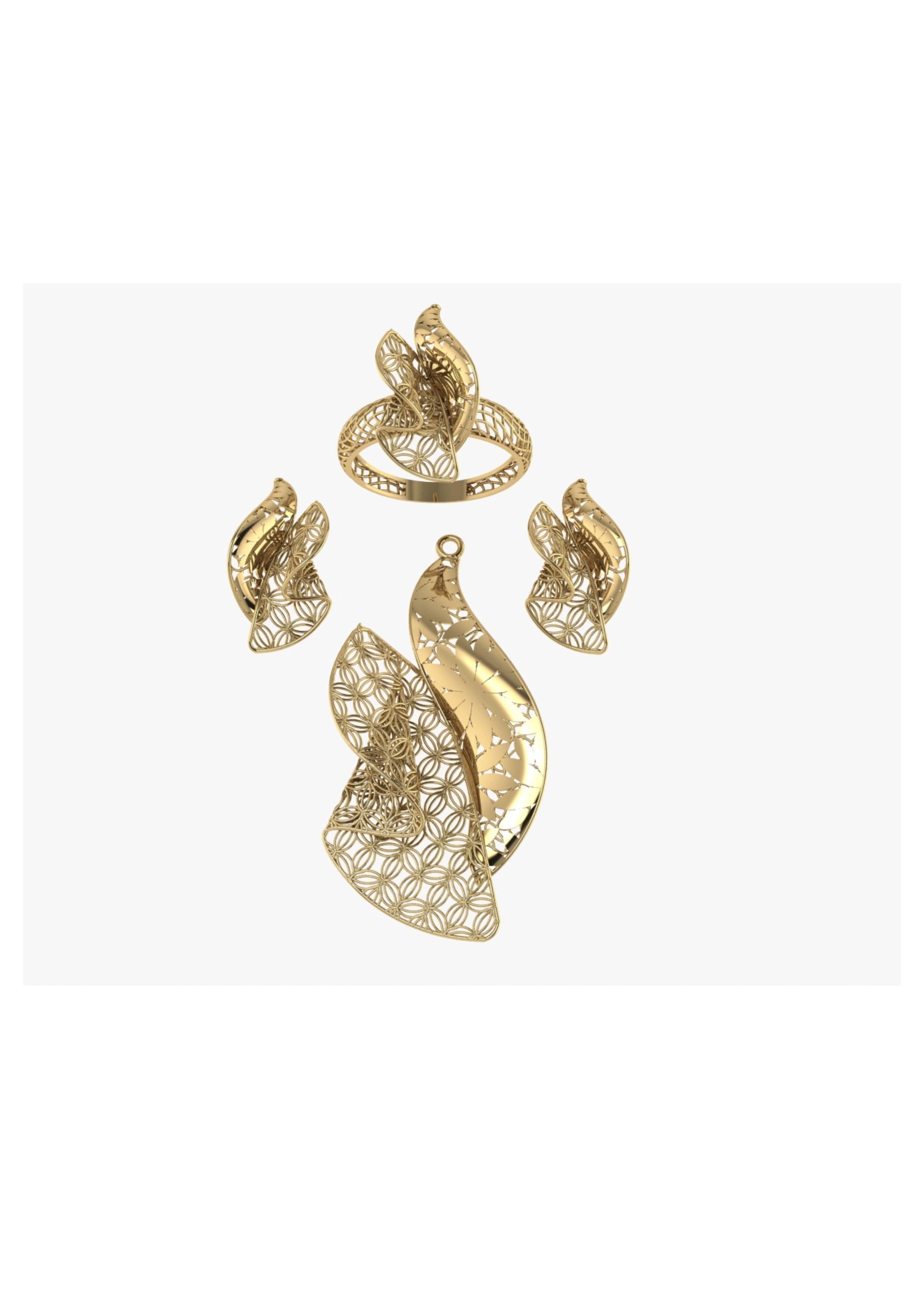 Tarkish Pendent Set 3D print model_20