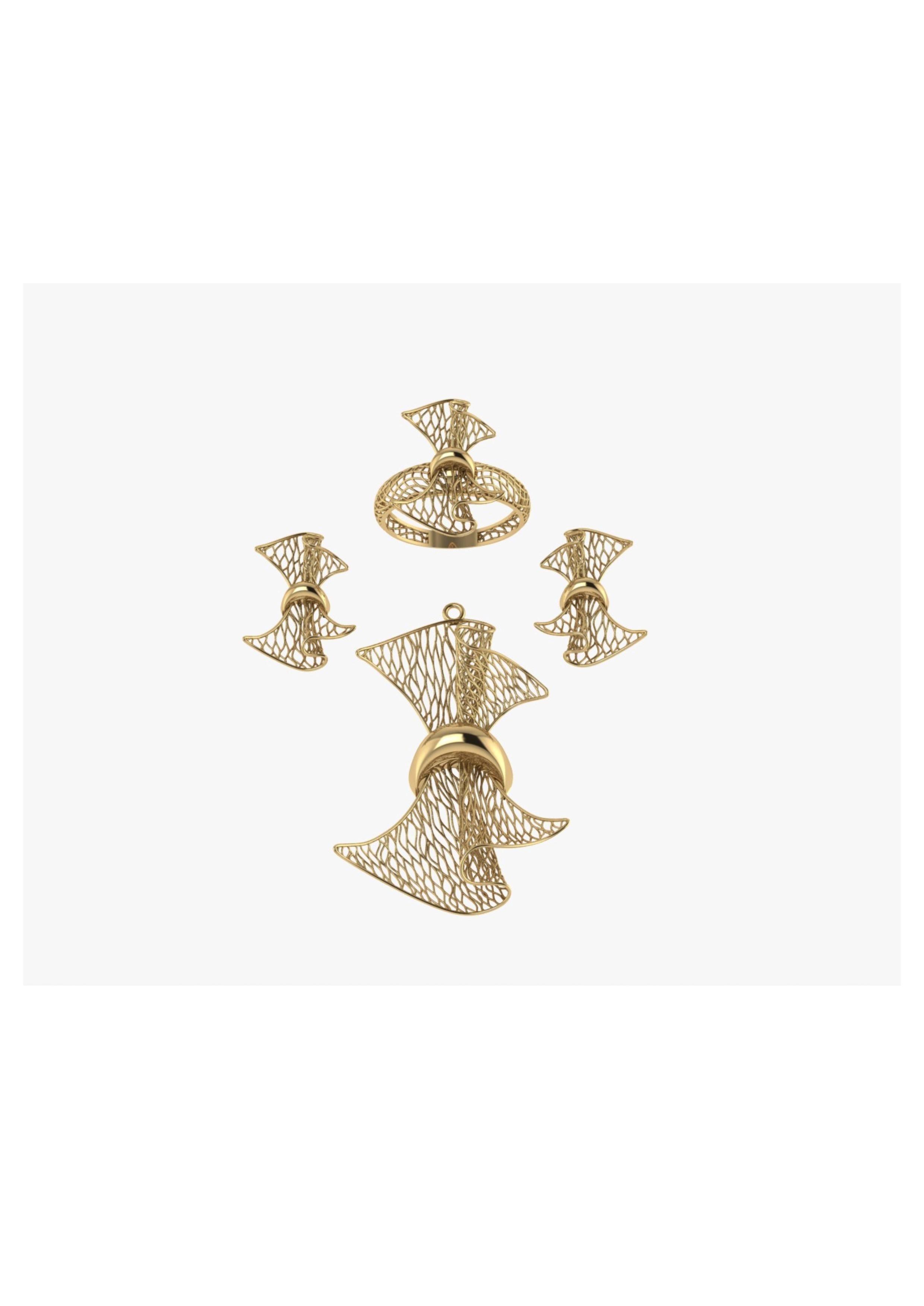 Tarkish Pendent Set 3D print model_6