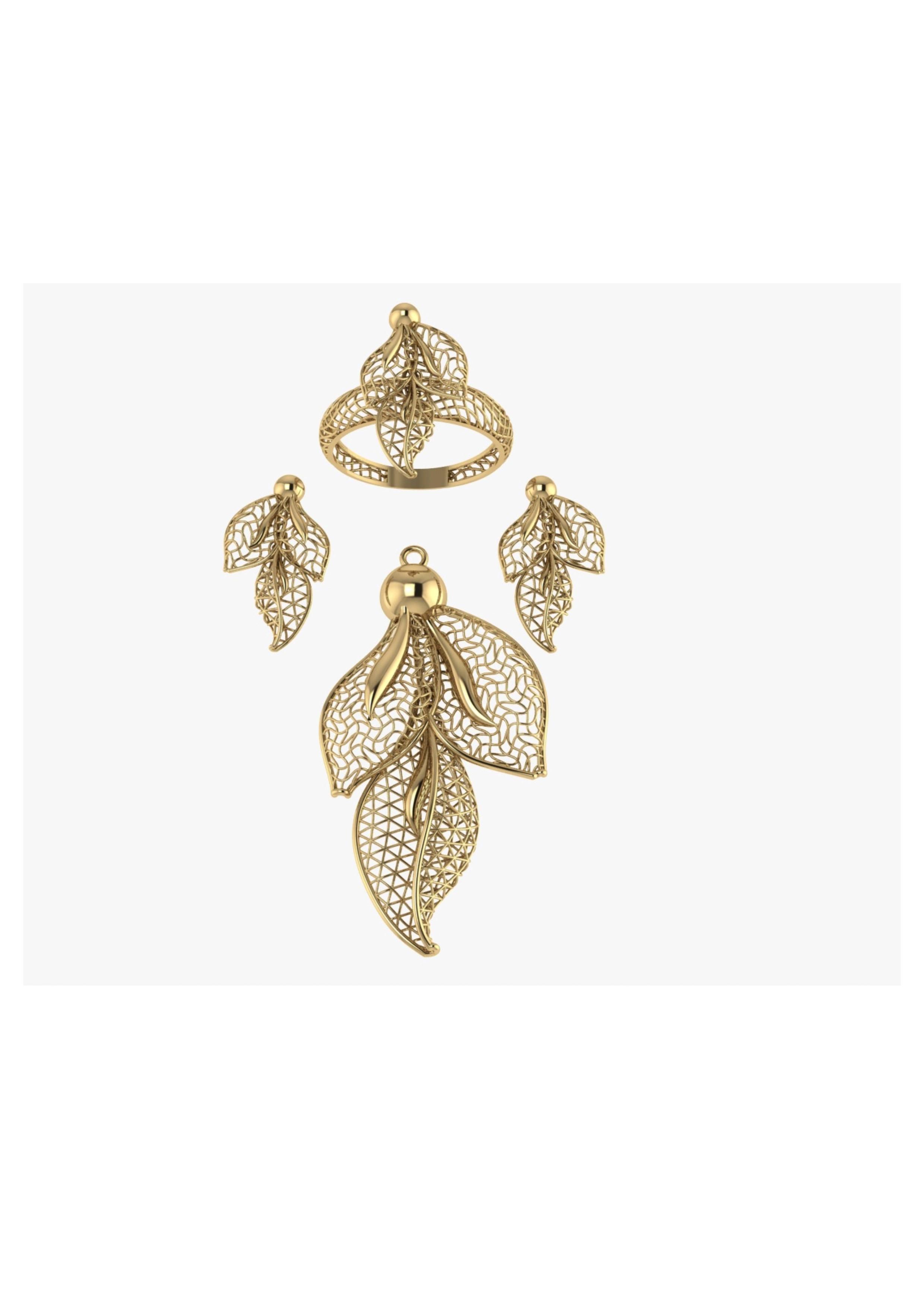 Tarkish Pendent Set 3D print model_19