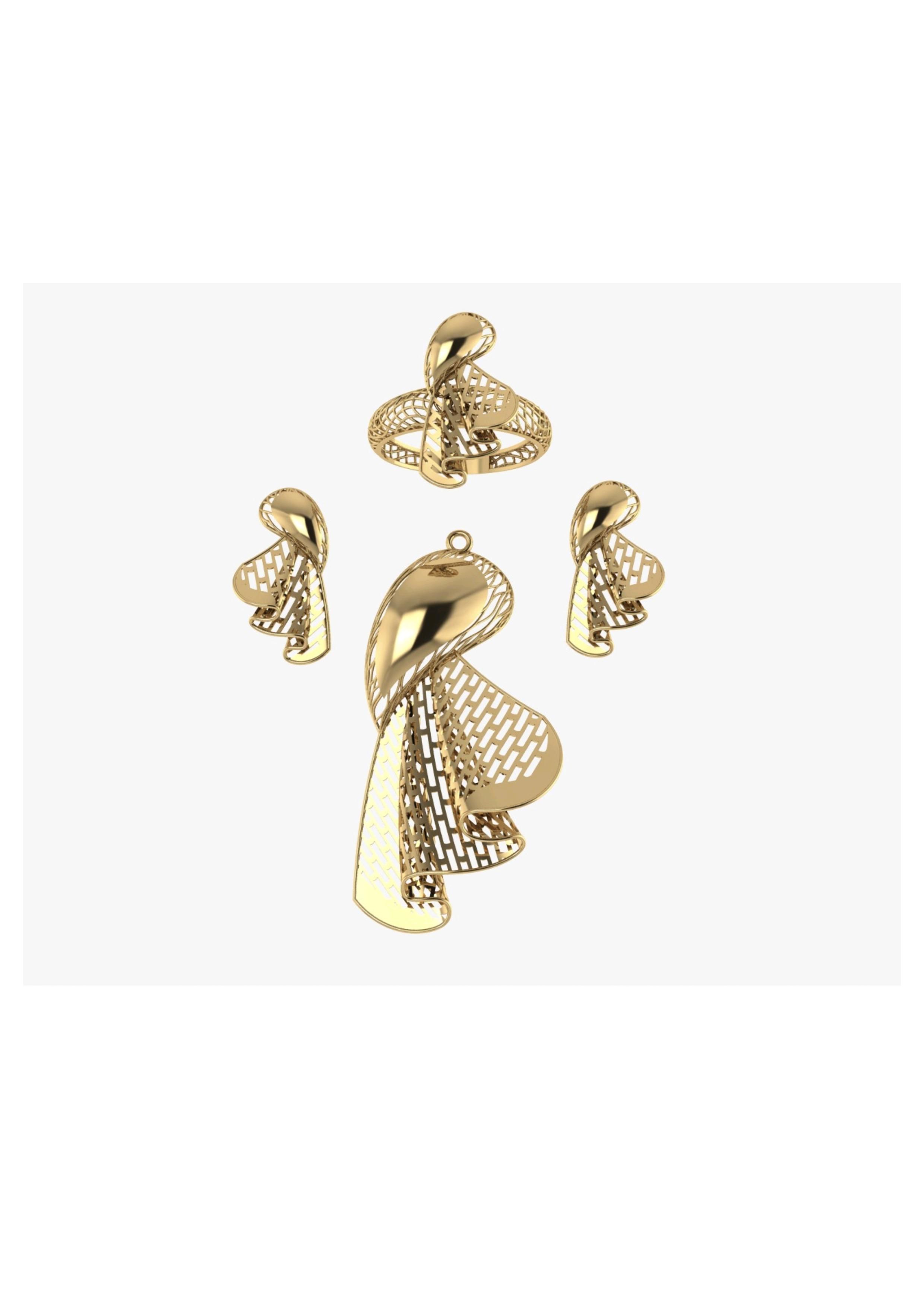 Tarkish Pendent Set 3D print model_22