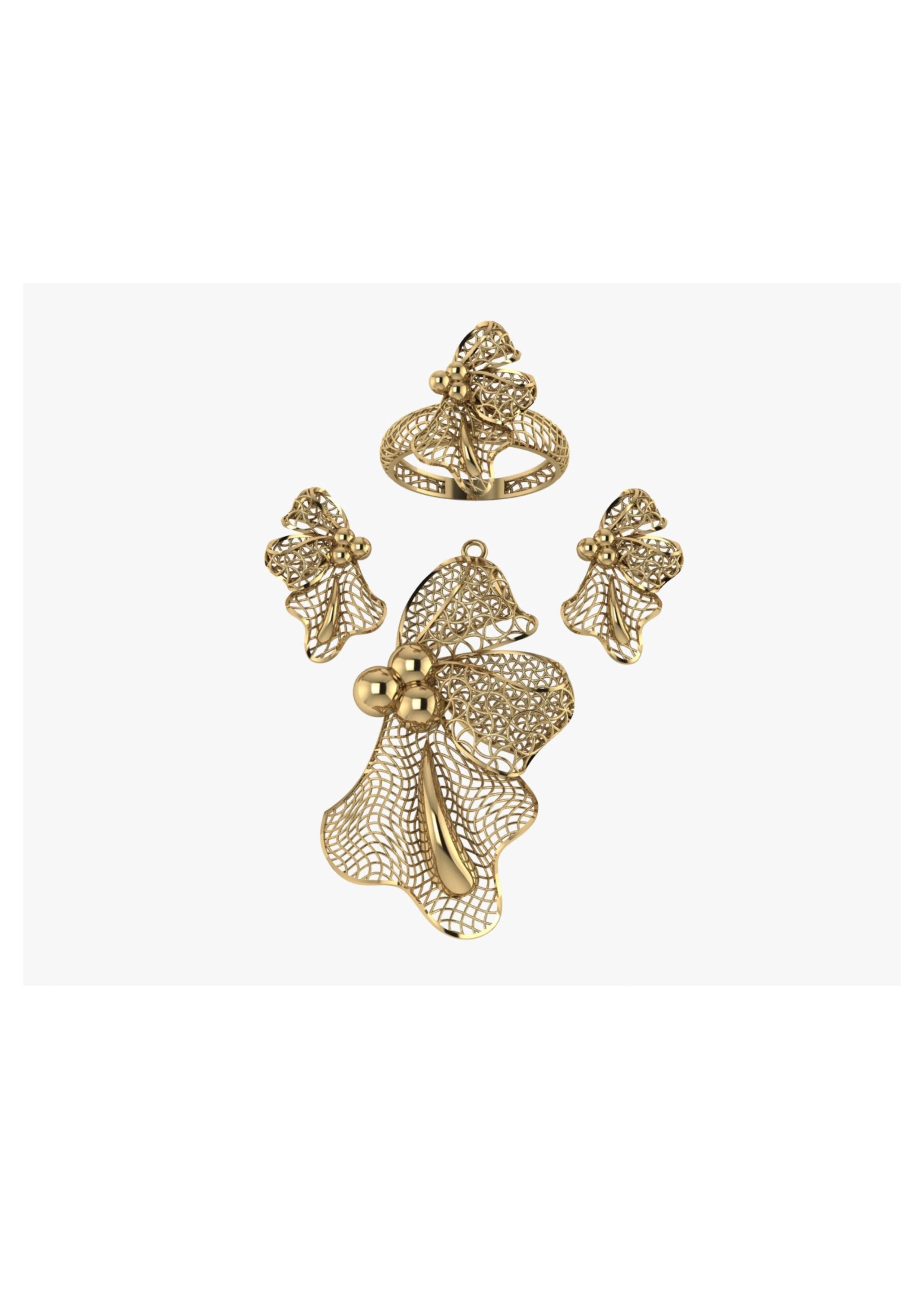 Tarkish Pendent Set 3D print model_15