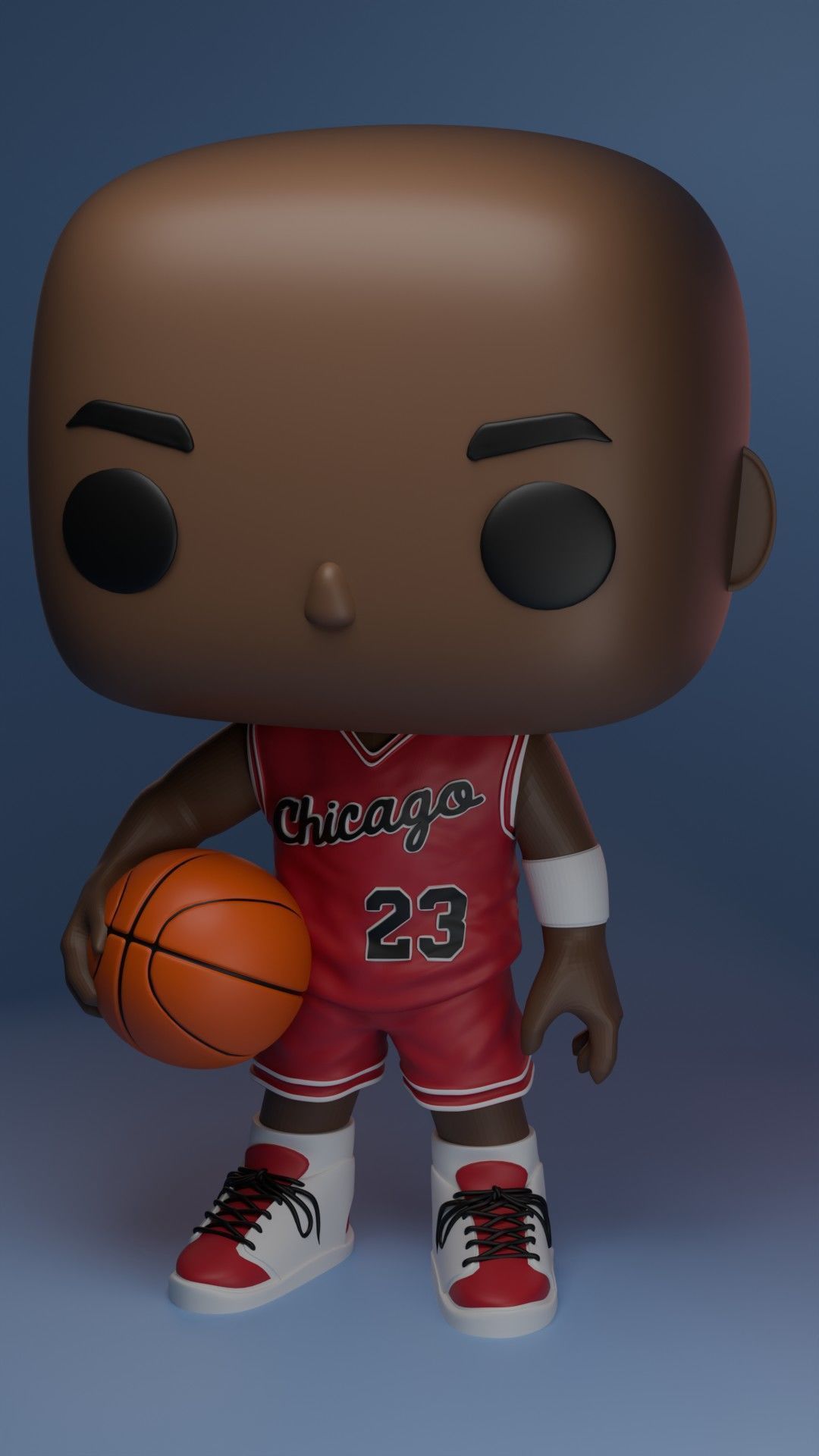 Michael Jordan Funko Pop Style 3D print model_4