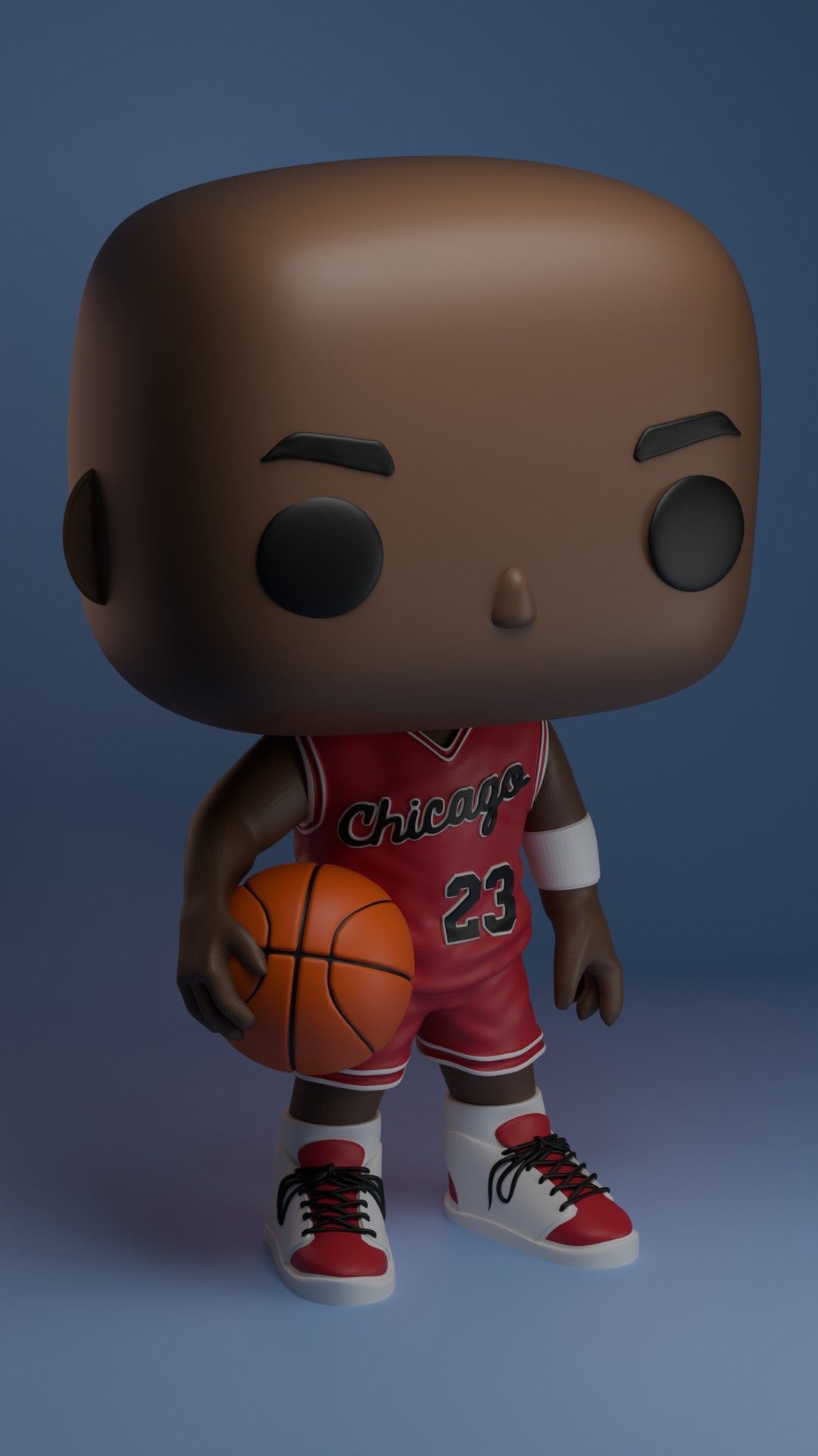 Michael Jordan Funko Pop Style 3D print model_5