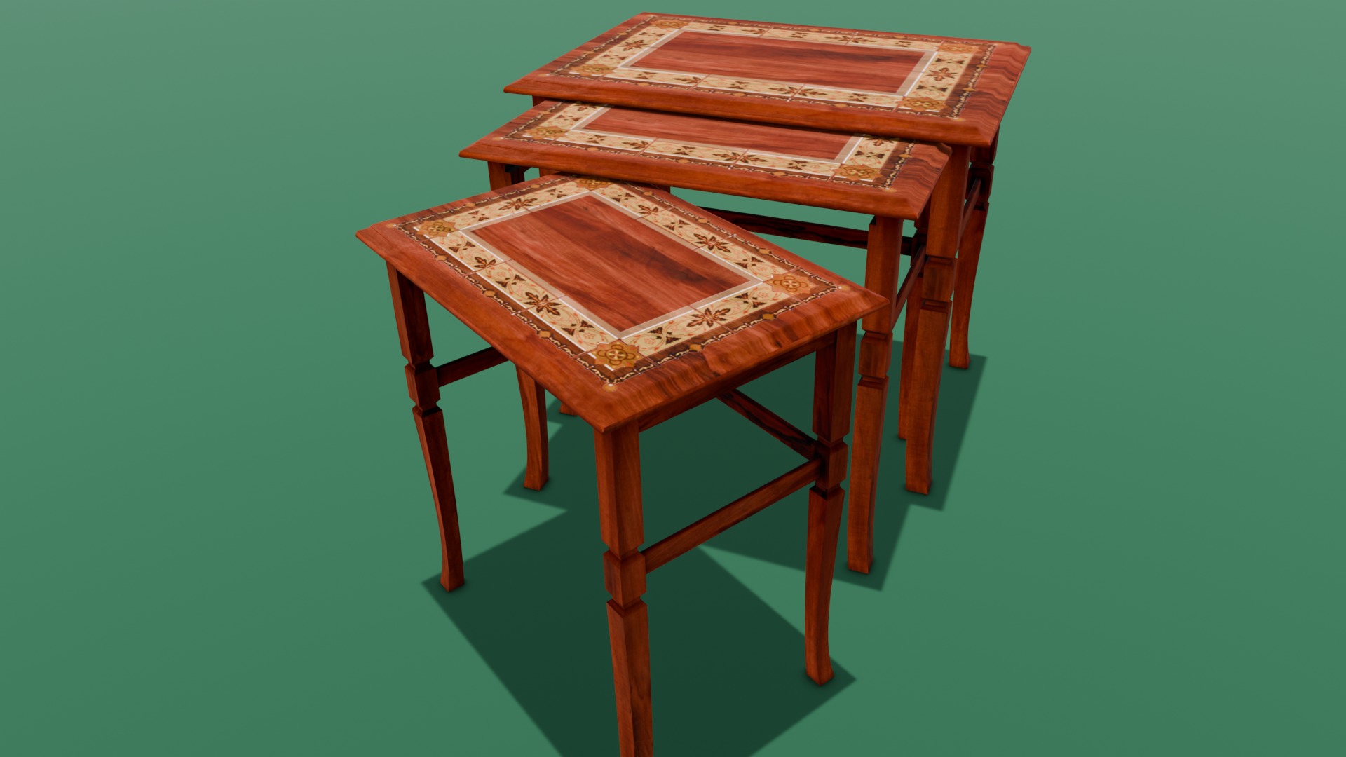 Table Pack 3D Model Low-poly 3D model_5