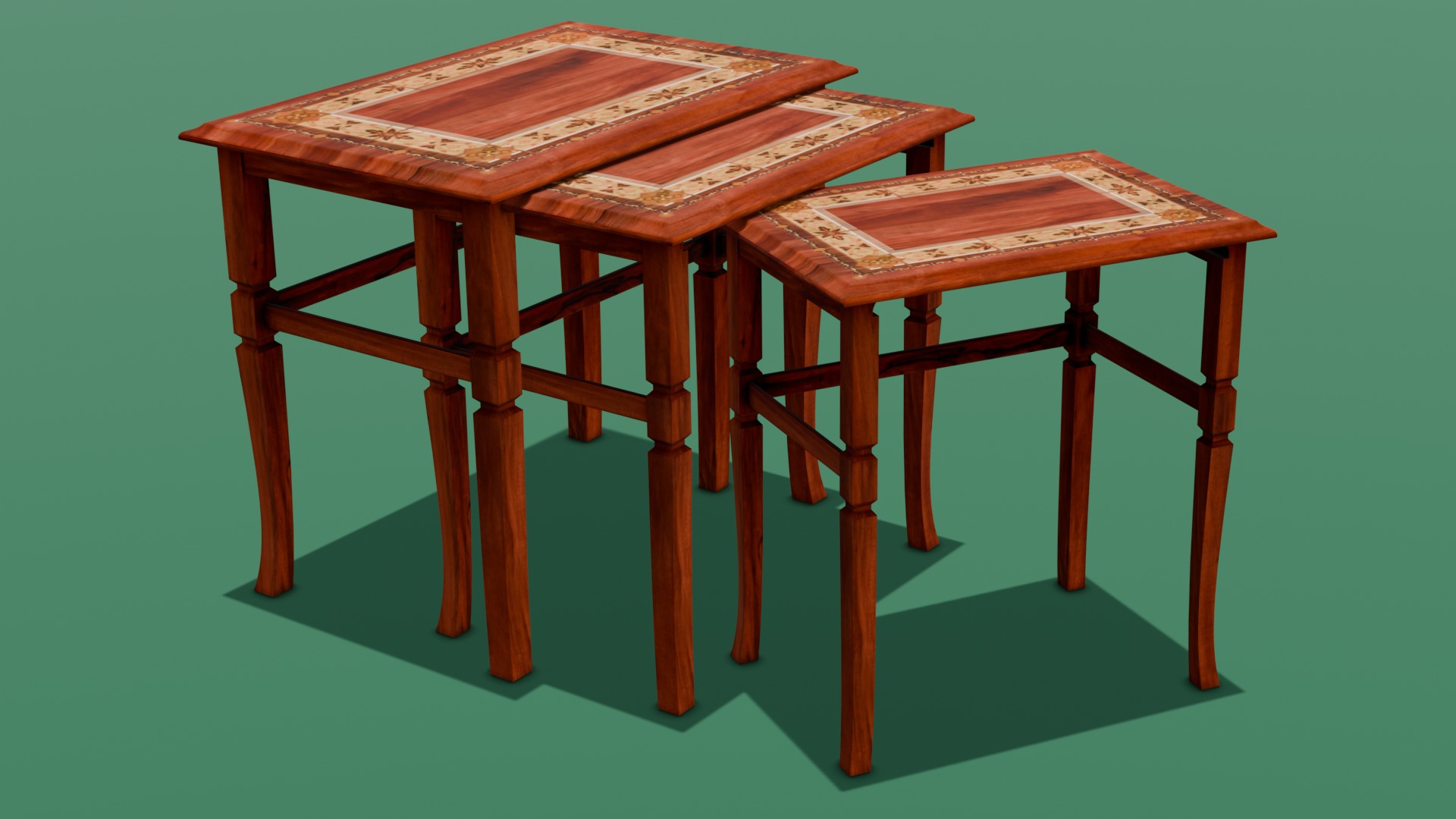 Table Pack 3D Model Low-poly 3D model_15