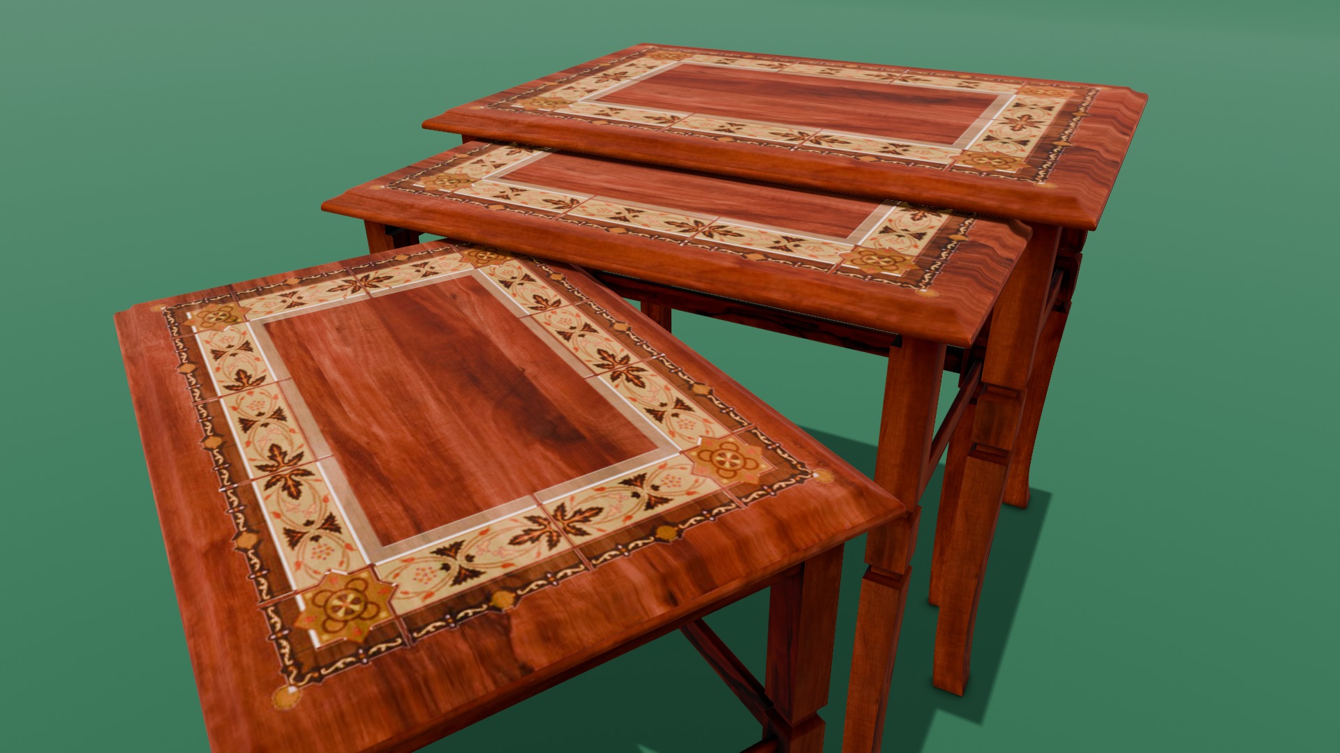 Table Pack 3D Model Low-poly 3D model_19