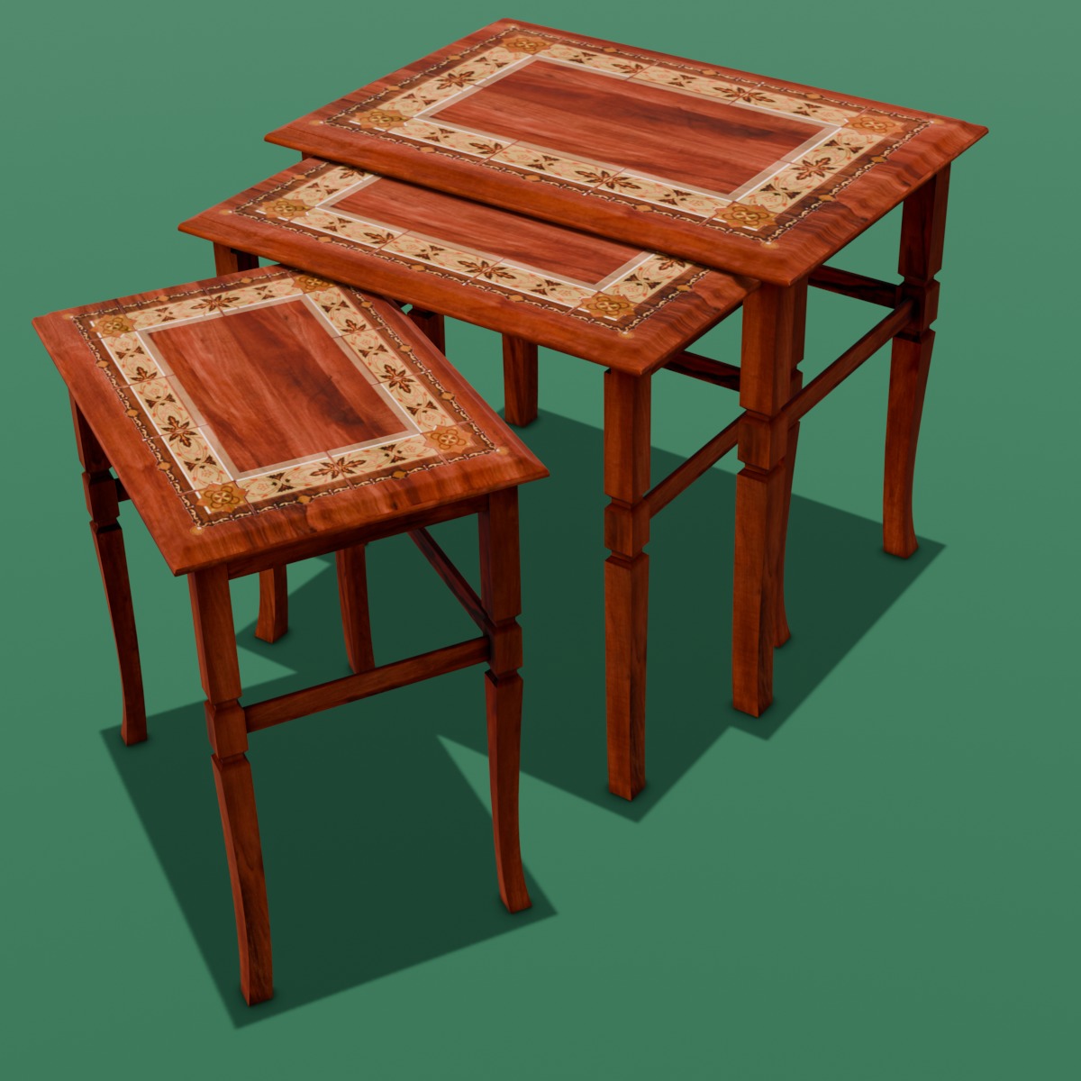 Table Pack 3D Model Low-poly 3D model_8