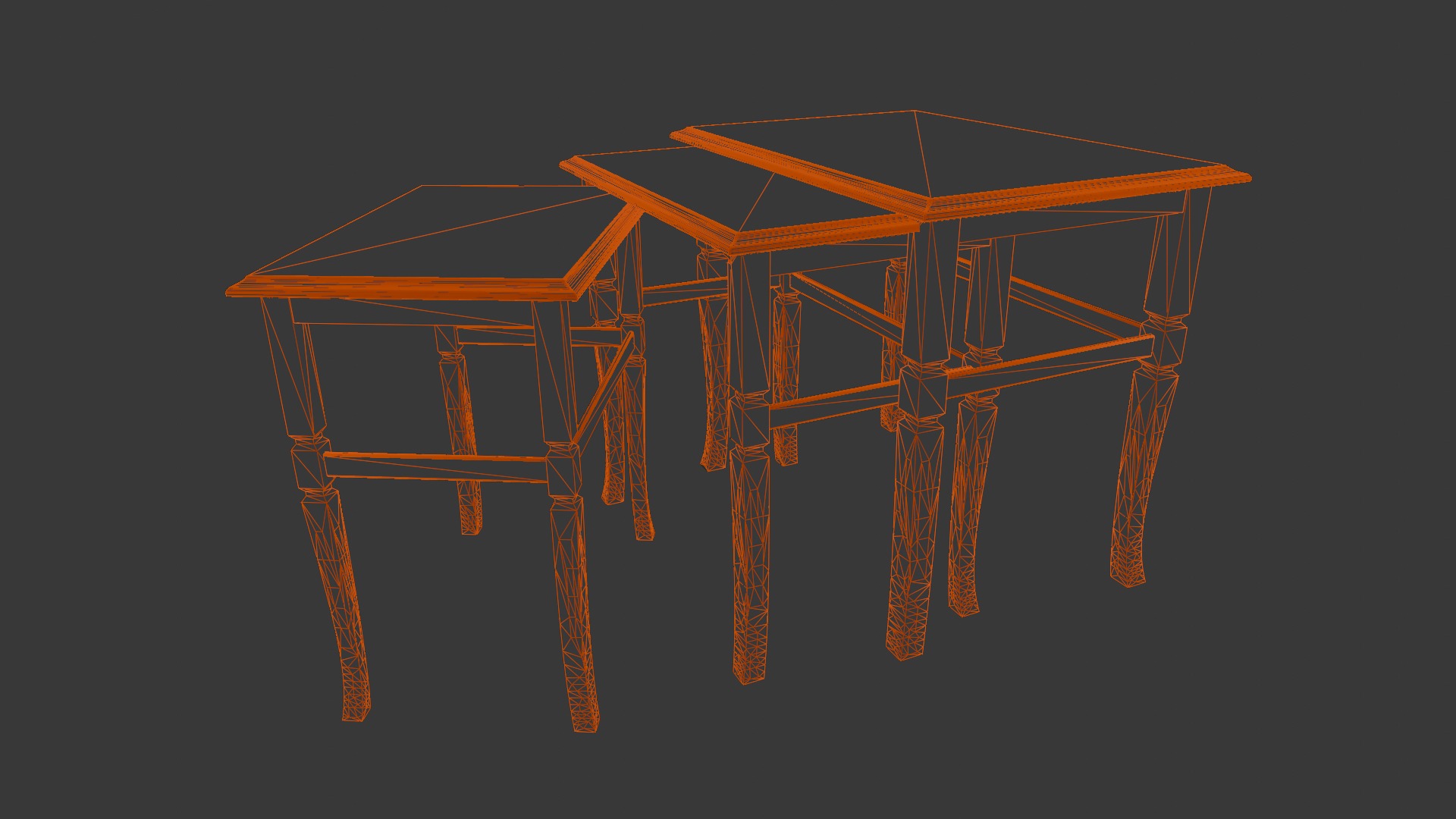 Table Pack 3D Model Low-poly 3D model_13