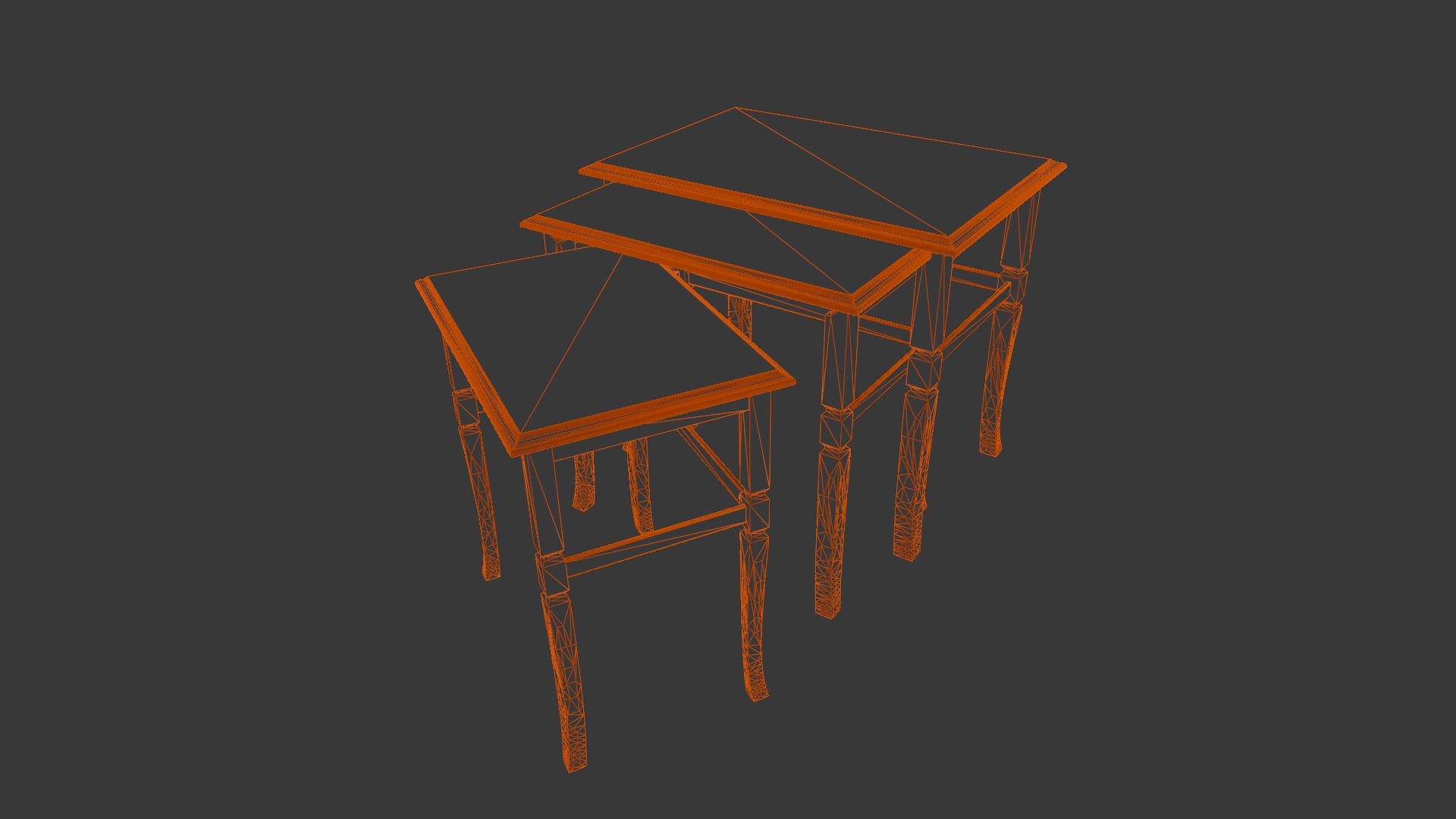Table Pack 3D Model Low-poly 3D model_12