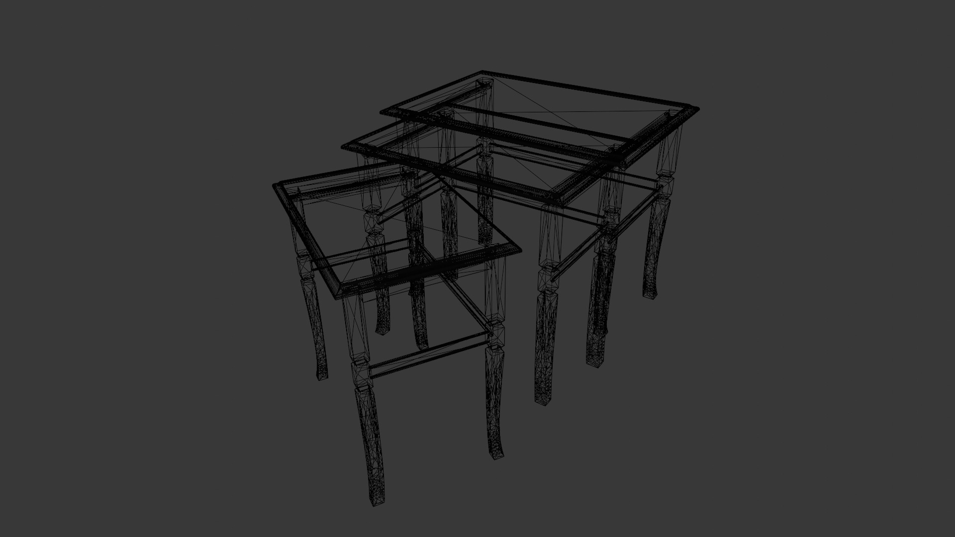 Table Pack 3D Model Low-poly 3D model_9