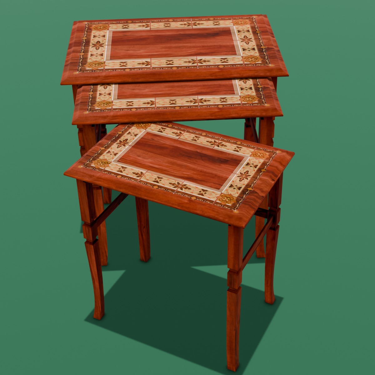 Table Pack 3D Model Low-poly 3D model_7