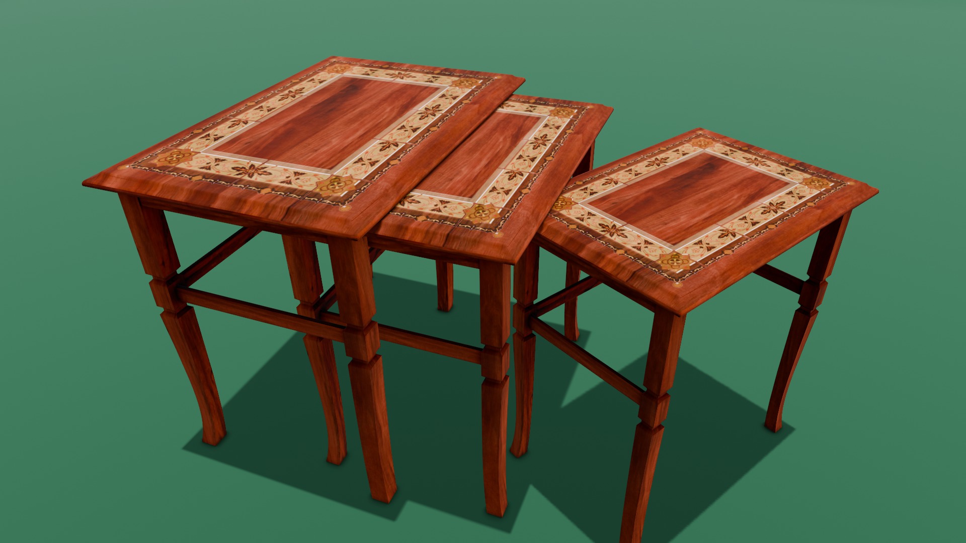 Table Pack 3D Model Low-poly 3D model_17
