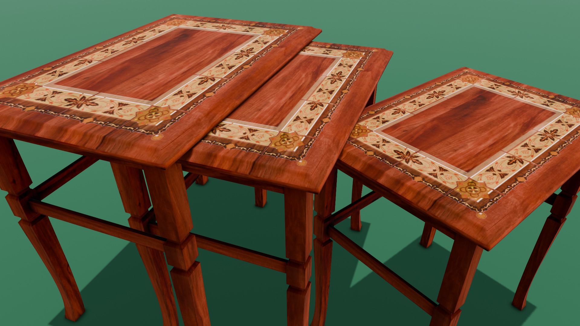 Table Pack 3D Model Low-poly 3D model_18